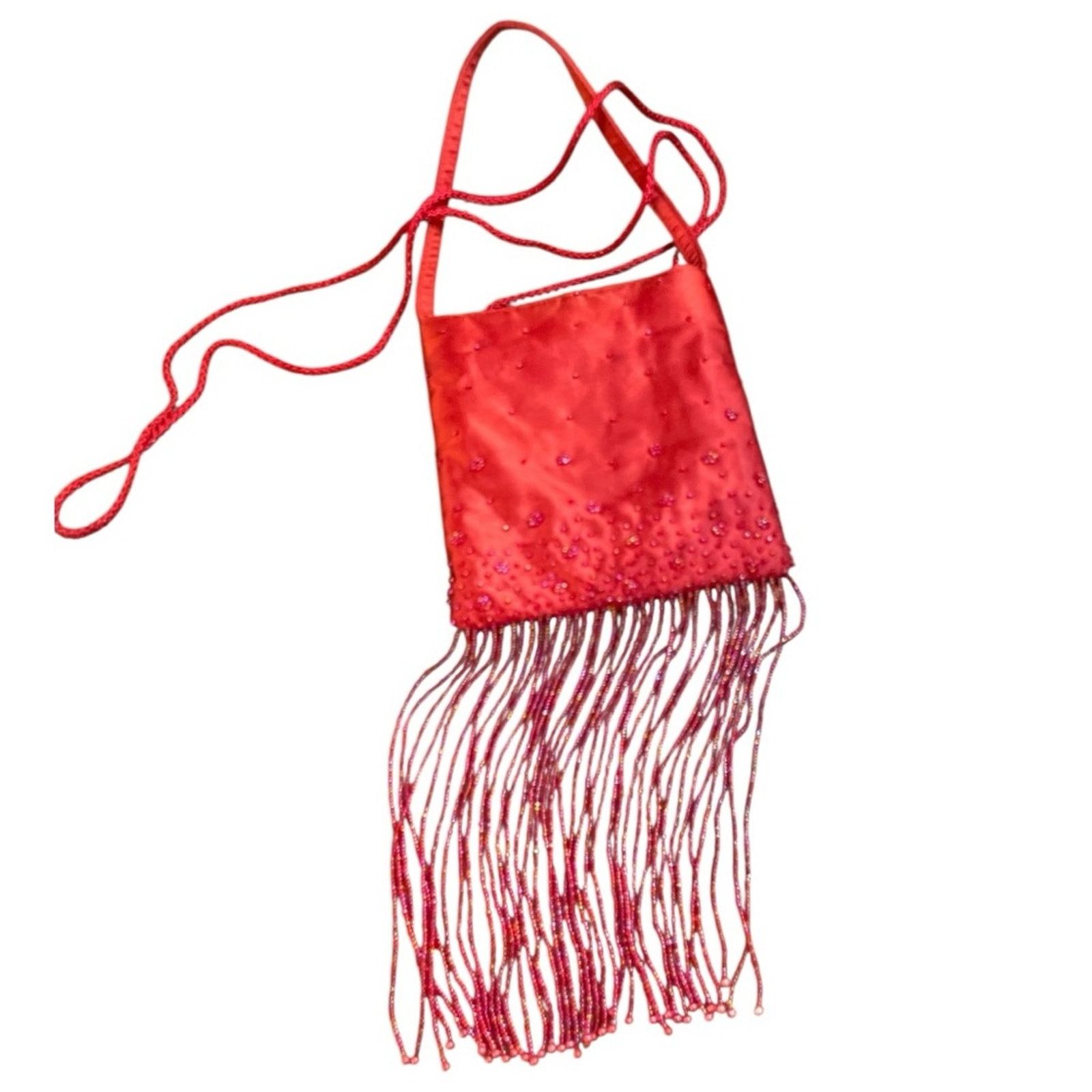 Vintage Vintage Meg Christopher Beaded Tassle Evening Bag Size ONE SIZE - 1 Thumbnail
