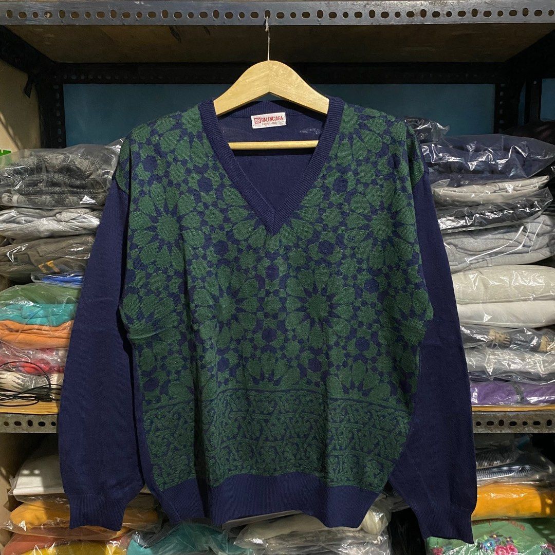 Balenciaga Vintage Balenciaga Knit Sweater Size US M / EU 48-50 / 2 - 7 Thumbnail