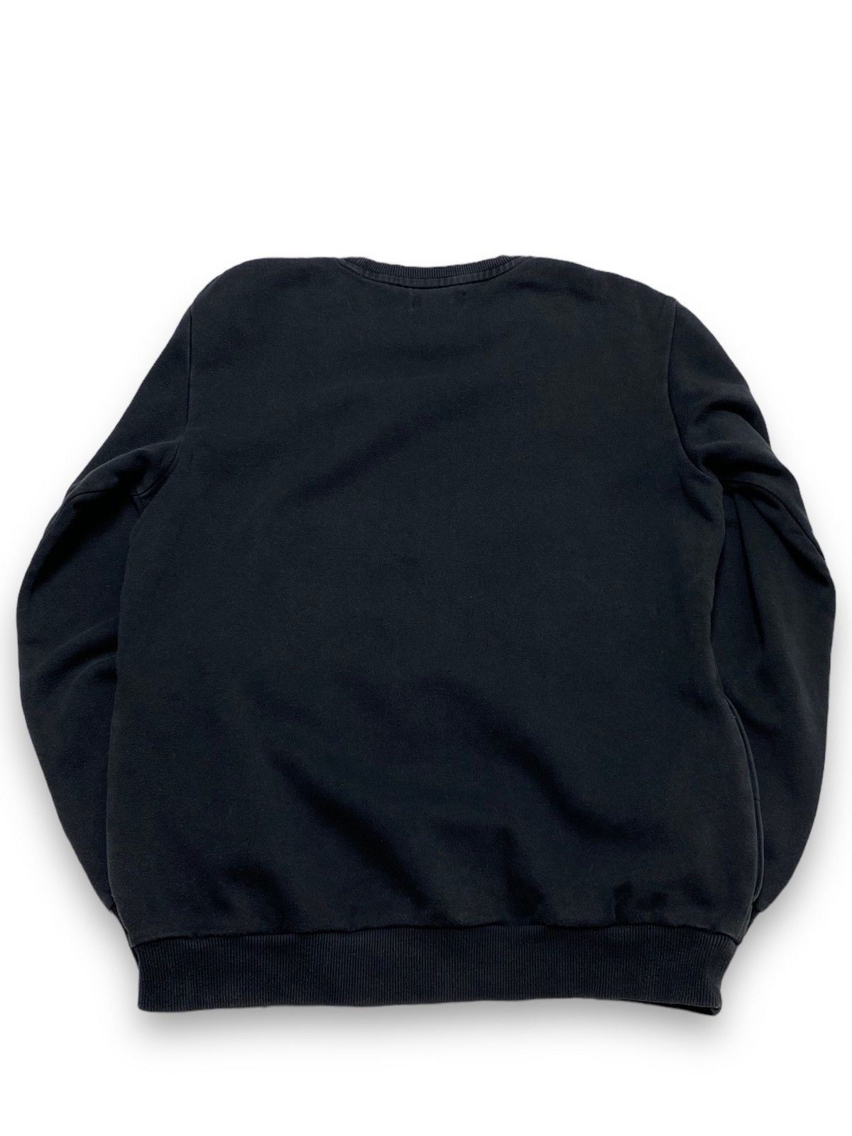 Adidas Vintage ADIDAS ORIGINALS Black Faded Sweatshirt Big Logo Size US M / EU 48-50 / 2 - 6 Thumbnail