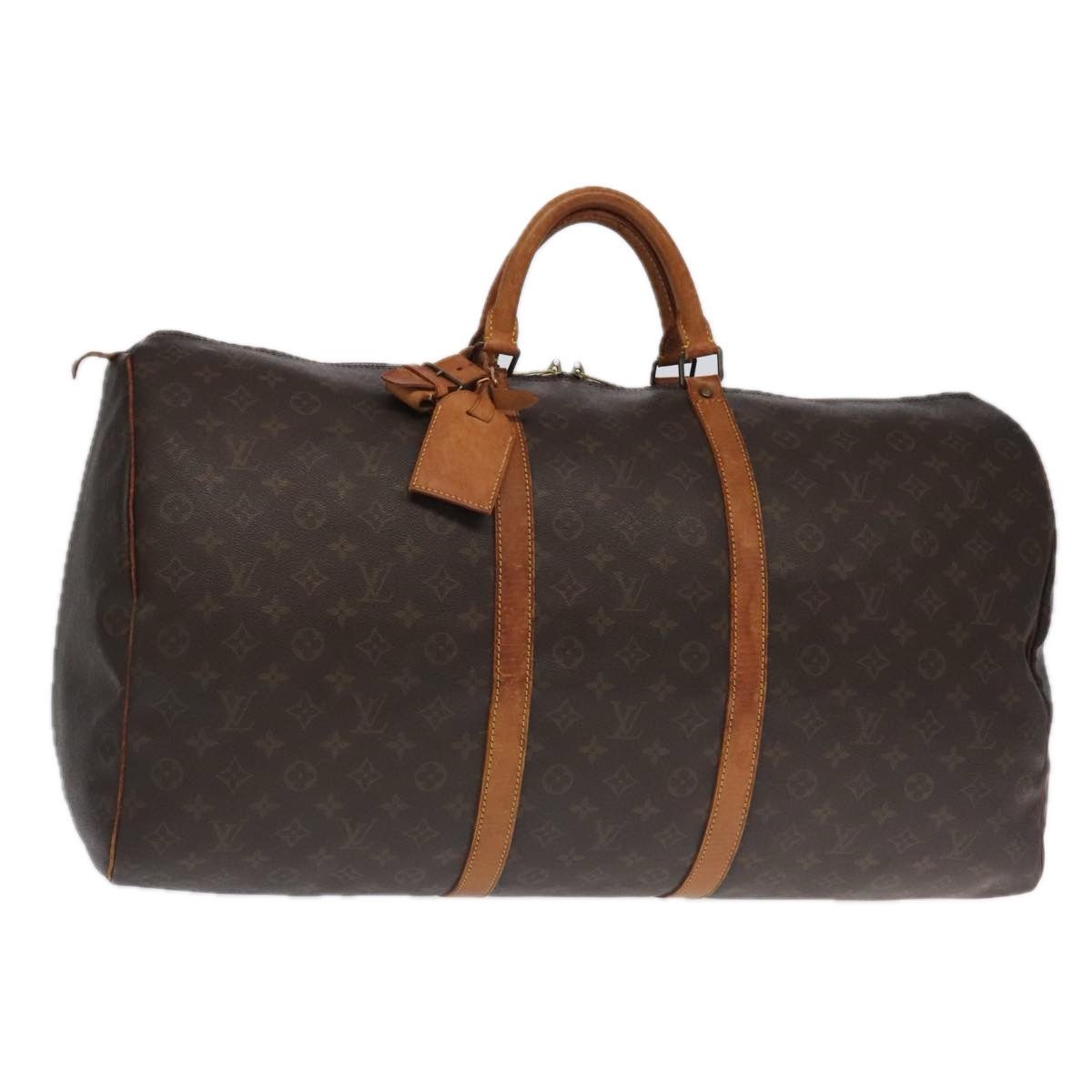 Louis Vuitton Keepall 60 Brown Canvas Travel Bag (Pre-Owned) Size ONE SIZE - 1 Thumbnail