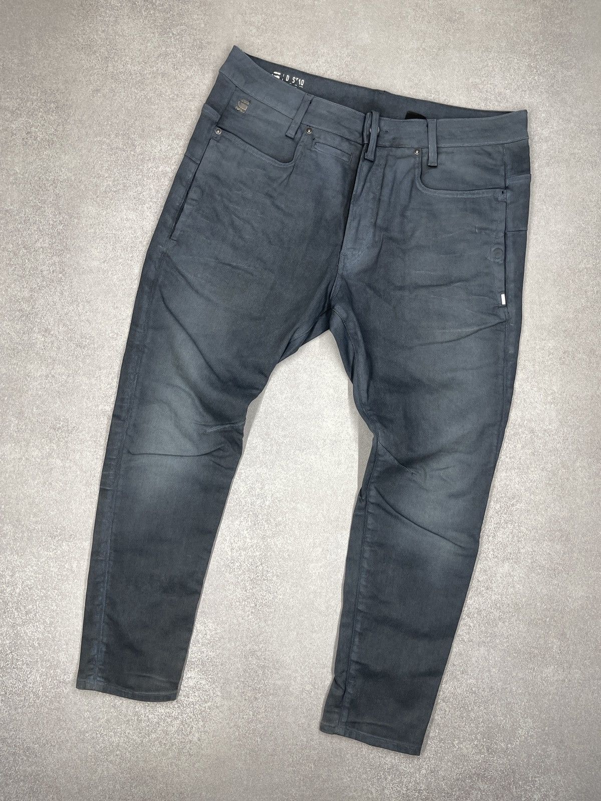 G-Star Mens G Star Raw D-Staq 3D Denim Jeans Multipocket Size 34x30 Size US 34 / EU 50 - 6 Thumbnail