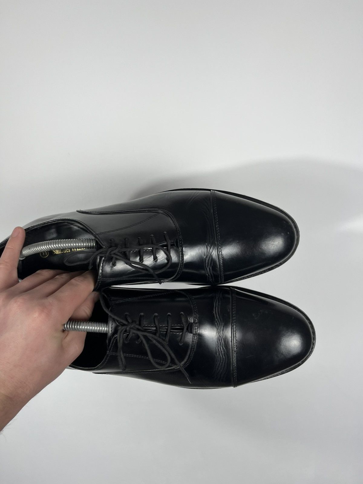 Other Samuel Windsor l Leather Toe Oxford Formal Dress Shoes US 11 Size US 11 / EU 44 - 15 Thumbnail