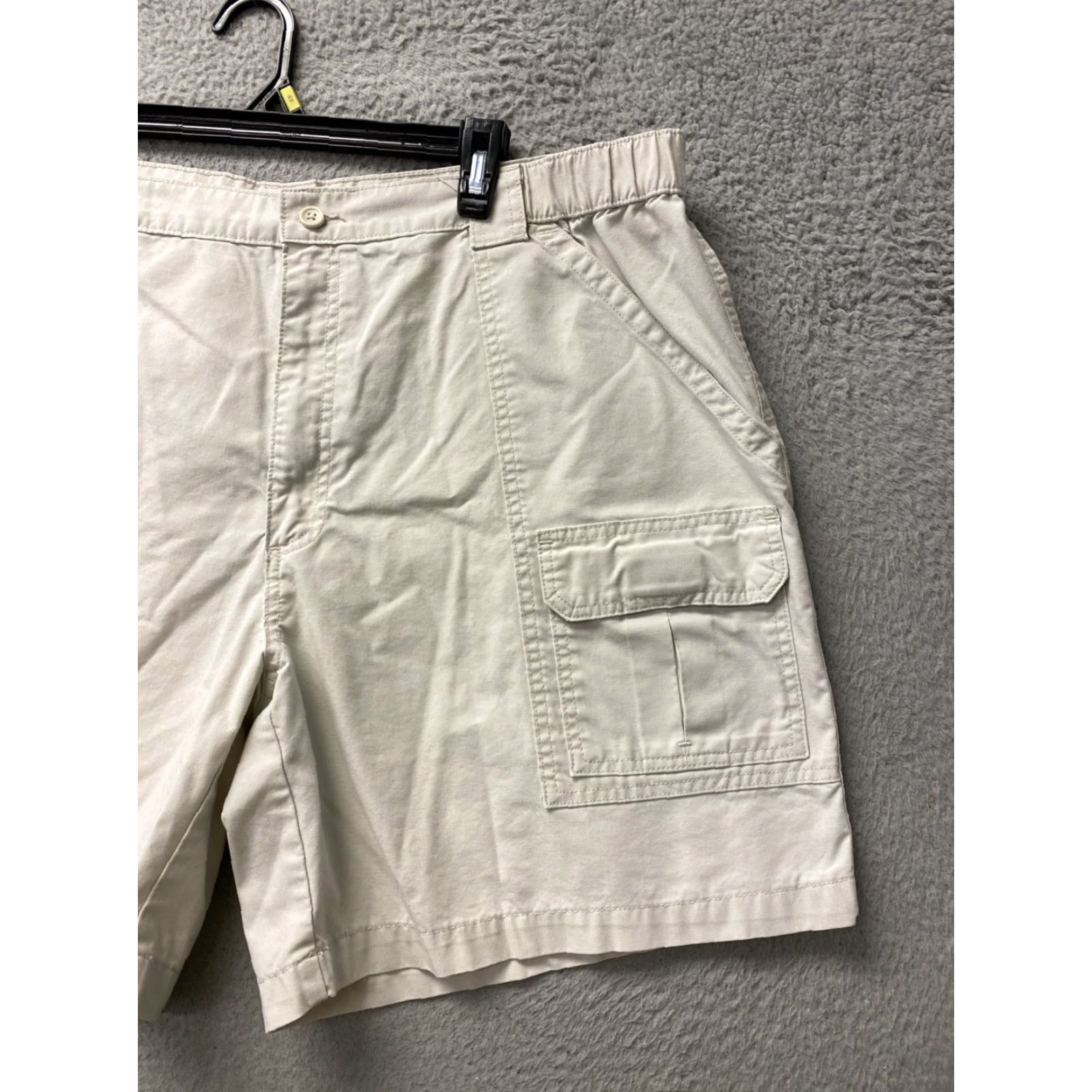 Savane VINTAGE Savane Cargo Hiking Shorts Men 42x10 Beige Cotton Outdoor Casual Summer Size US 42 / EU 58 - 2 Thumbnail