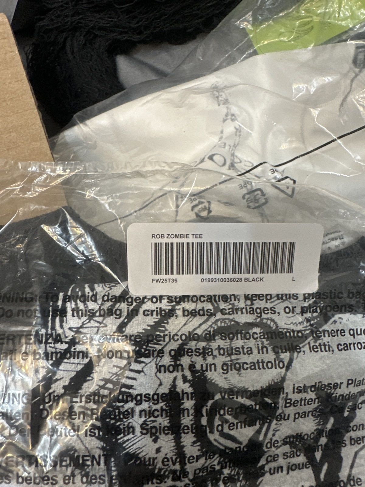 Supreme Supreme Rob Zombie Tee Size US L / EU 52-54 / 3 - 4 Thumbnail