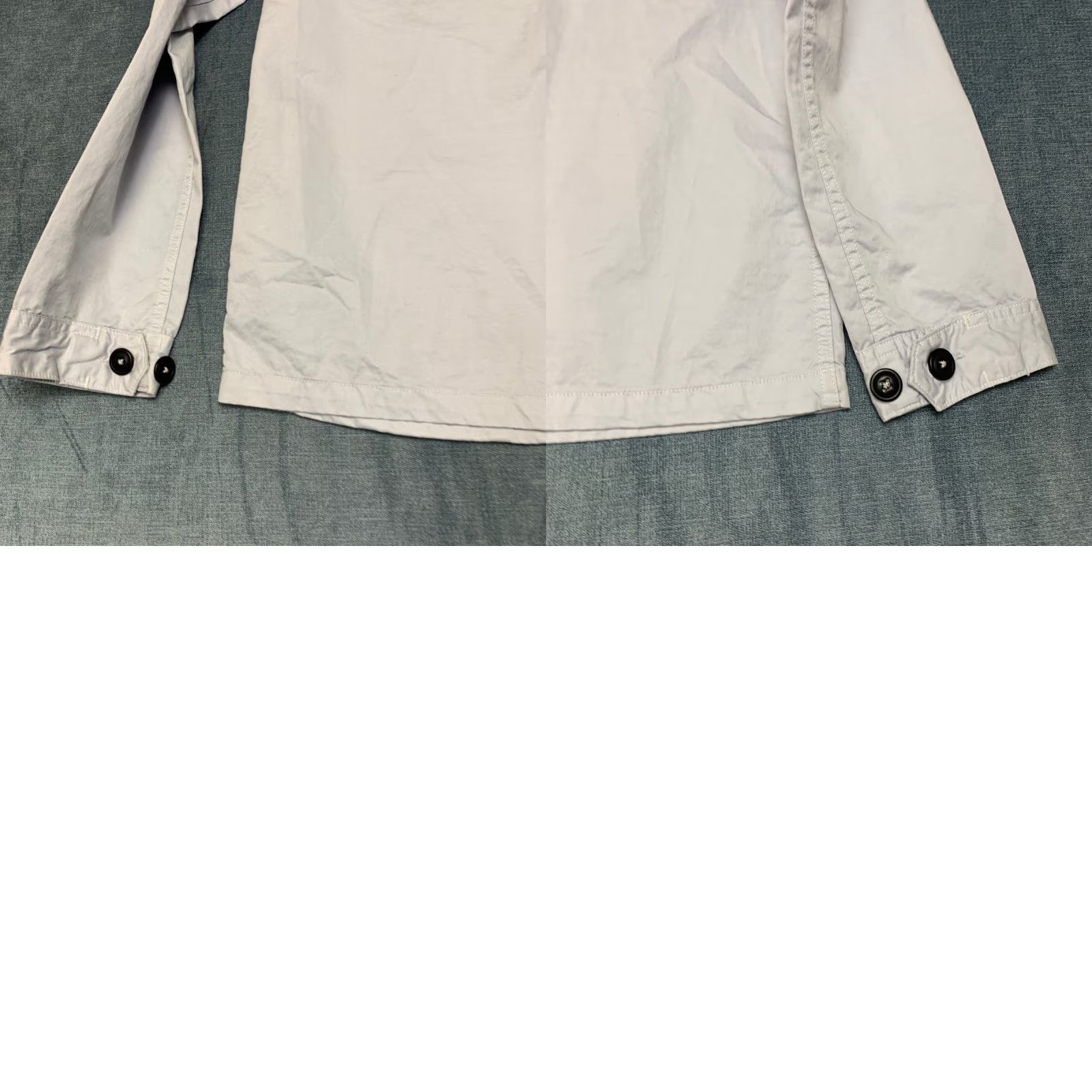 Vintage Civilianaire Peace Jacket Mens Small Gray Cotton Button Front Outdoor Travel Size US S / EU 44-46 / 1 - 8 Thumbnail