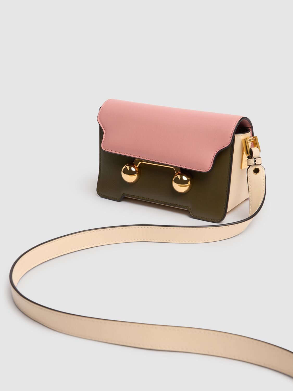 Marni o1f1d3z0126 Size: OS / Trunkaroo Shoulder Bag in Pink/Green Size ONE SIZE - 3 Thumbnail