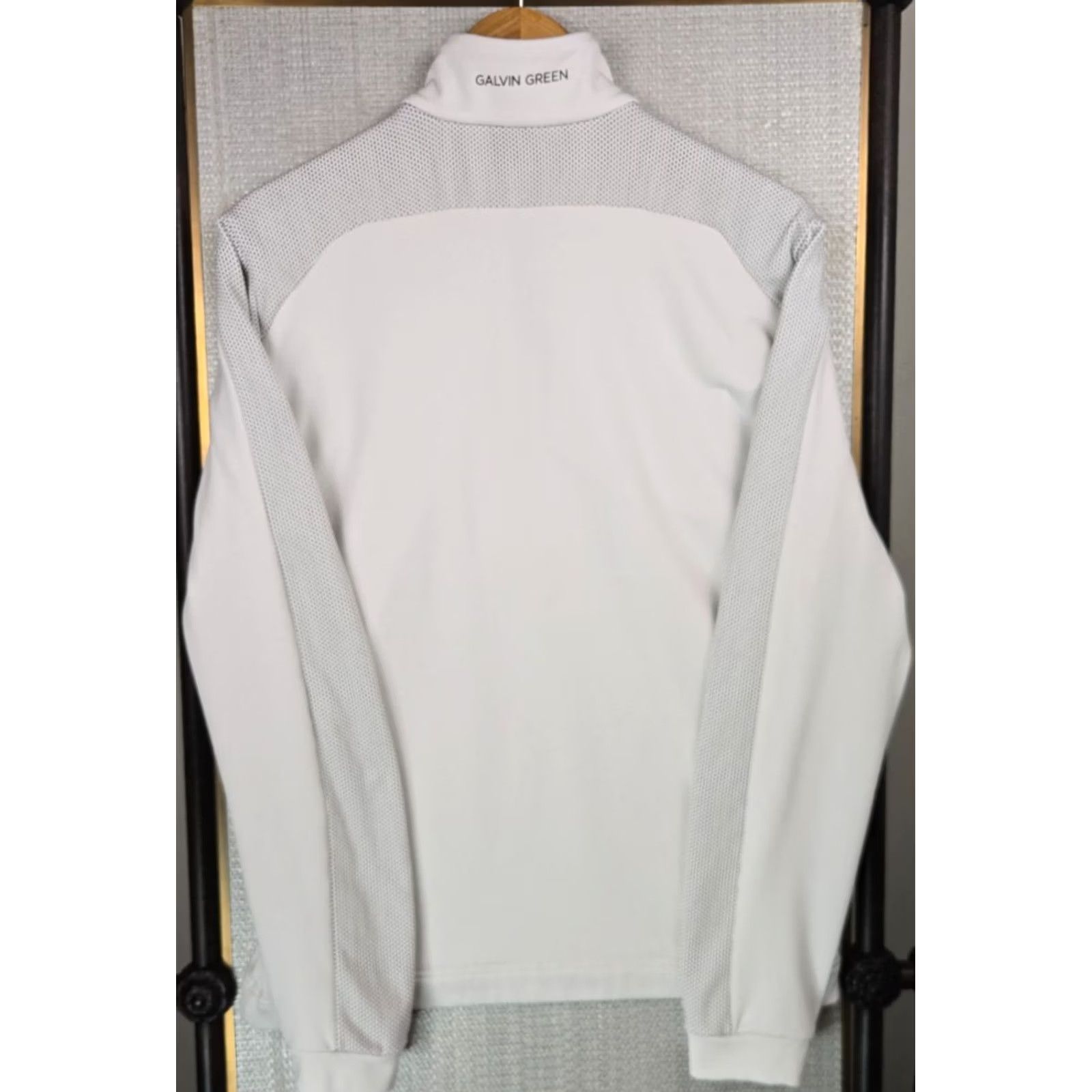 Galvin Green VINTAGE Galvin Green x Sunset Ridge CC 1/2 Zip Pullover Thermal Lined Mid Layer Golf Jacket Mens Large White Size US L / EU 52-54 / 3 - 6 Thumbnail
