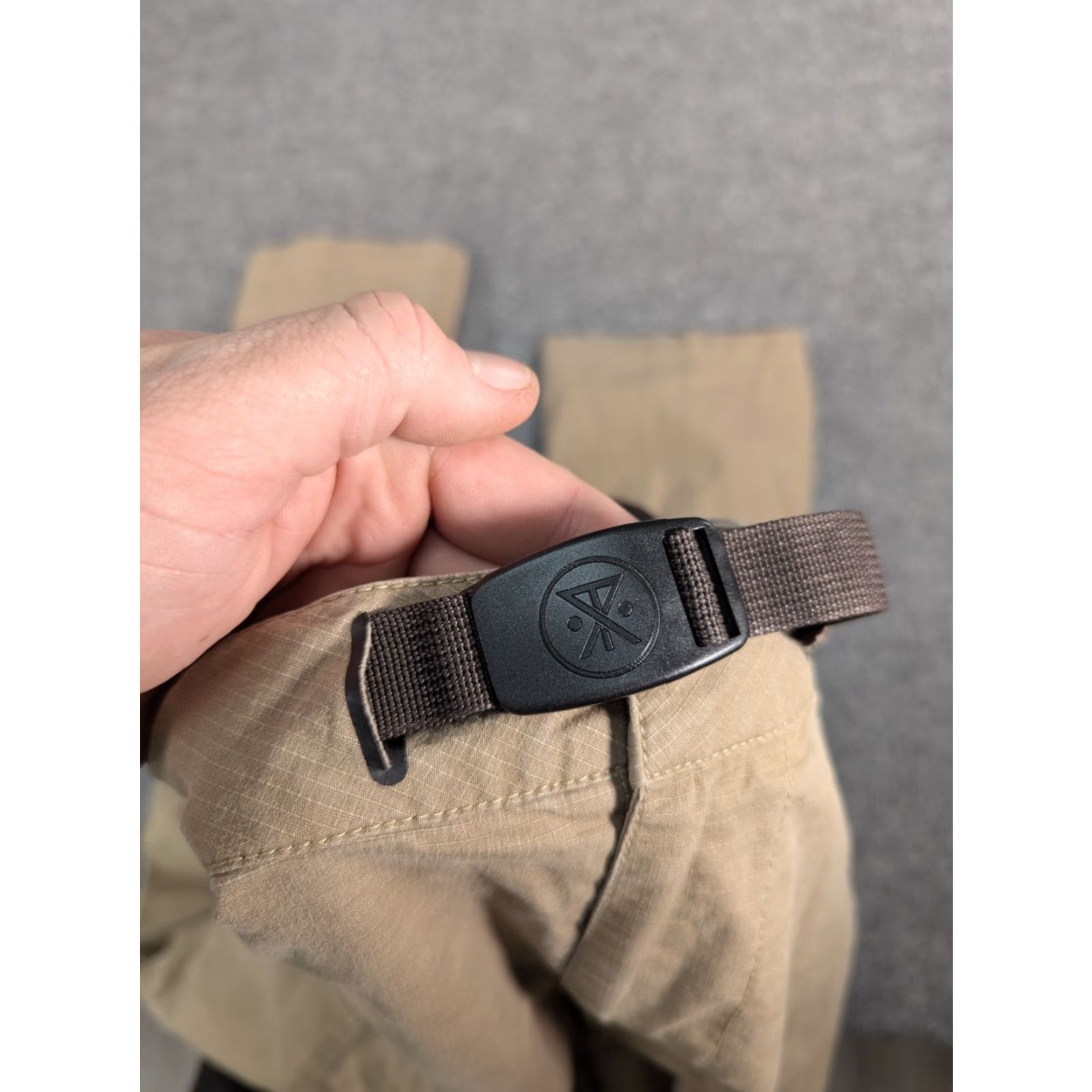 Roark Roark Pants Mens 32 Campover Ripstop Cargo Belted Outdoor Hiking Brown Slim Straight Size US 32 / EU 48 - 3 Thumbnail
