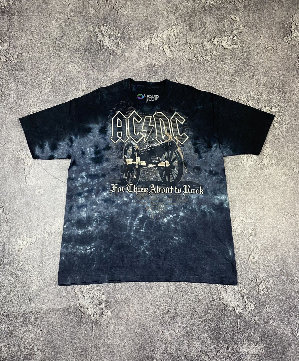 Band Tees × Liquid Blue × Vintage VTG 00s AC / DC Liquid Blue Rock T-Shirt Gothic Style Size US XL / EU 56 / 4 - 1 Thumbnail