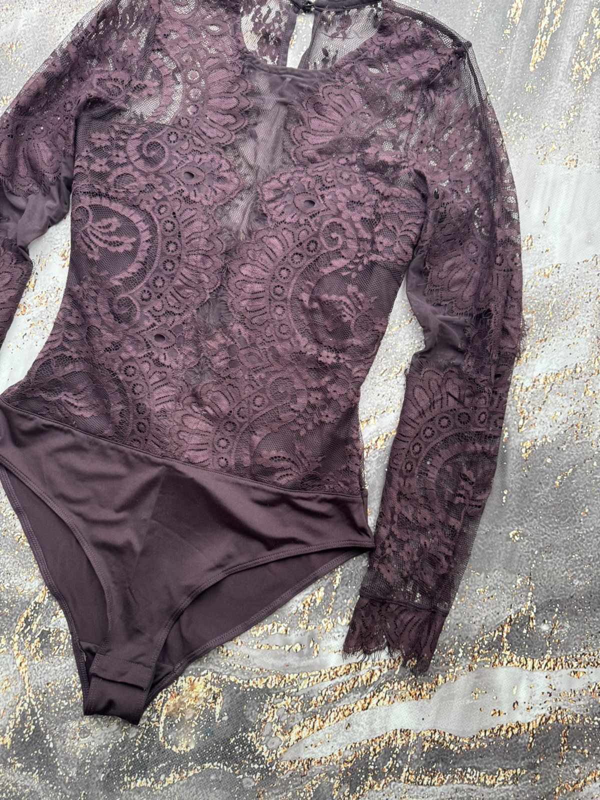 Japanese Brand Vintage Lace Blouse Size S / US 4 / IT 40 - 3 Thumbnail