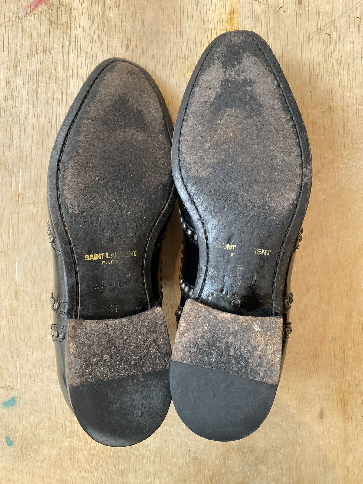 Saint Laurent Paris Saint Laurent Studded Derby Size 8 Size US 8 / EU 41 - 8 Thumbnail