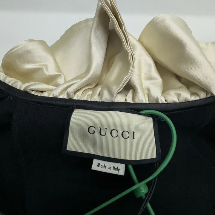 Gucci Gucci Gucci Black Ruffled Sleeve Short Dress -2506 Size US S / EU 44-46 / 1 - 1 Thumbnail