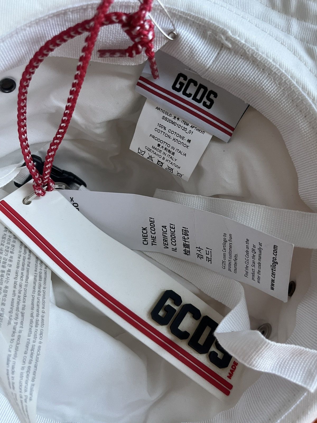 GCDS NWT Unisex GCDS K-Hawai Side Snap Aussie Hat w Ears Size ONE SIZE - 9 Thumbnail