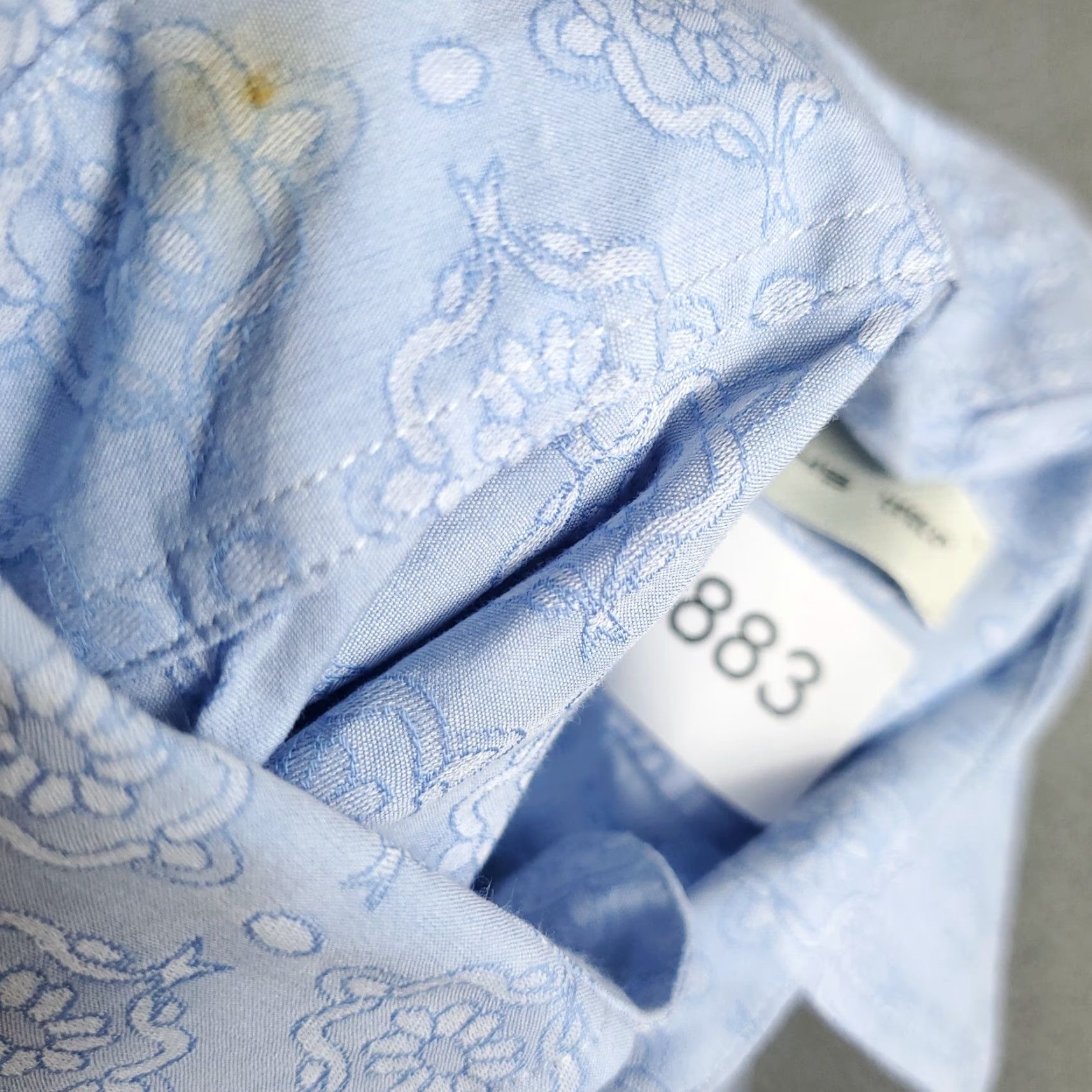 Etro ETRO Shirt Men Size 45 Blue Geometric Button-Up Long Sleeve, Regular, Cotton, Made in Italy, Classic Modern Colorful Pattern, Men's Shirt Size US XXL / EU 58 / 5 - 8 Thumbnail