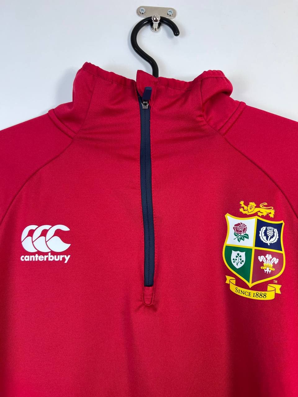 Canterbury of New Zealand British and Irish Lions Rugby 1/4 Zip-Top Sweatshirt Size S Size US S / EU 44-46 / 1 - 2 Thumbnail