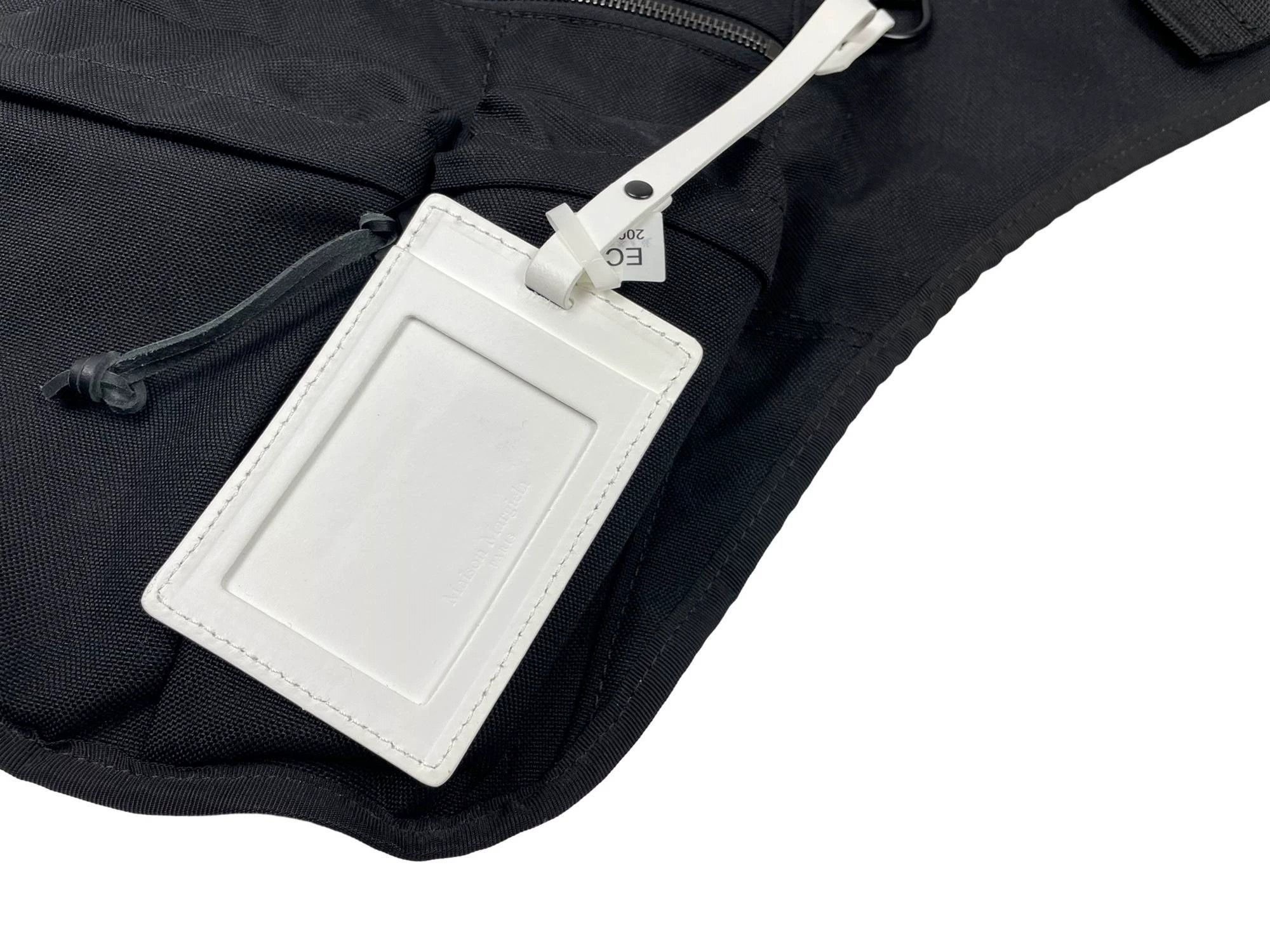 Maison Margiela Maison Margiela Black Four-Stitch Crossbody Bag Size ONE SIZE - 4 Thumbnail