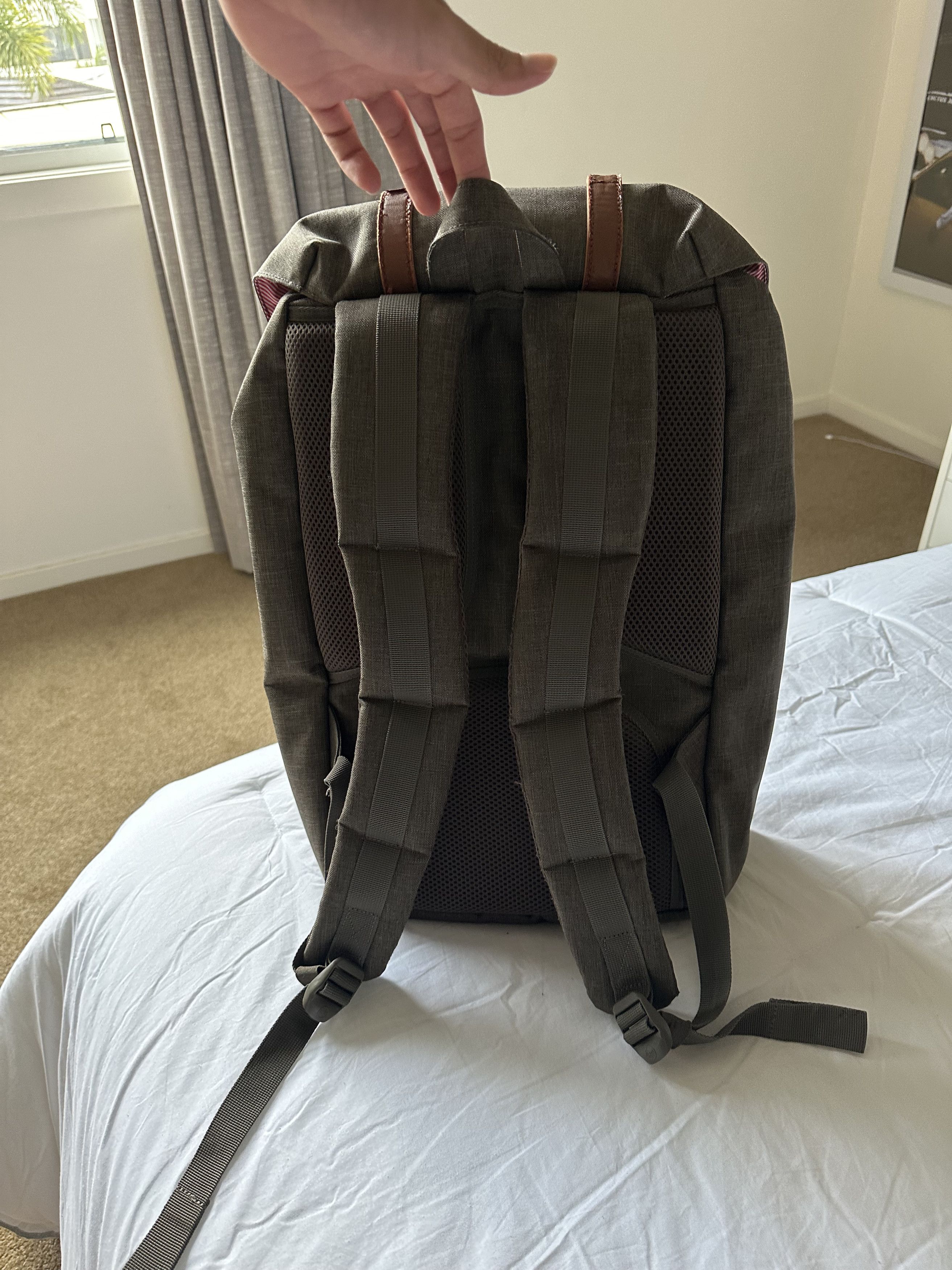 Herschel Supply Co. HERSCHEL SUPPLY CO. LITTLE AMERICA BACKPACK Ivy Green Slub Size ONE SIZE - 3 Thumbnail