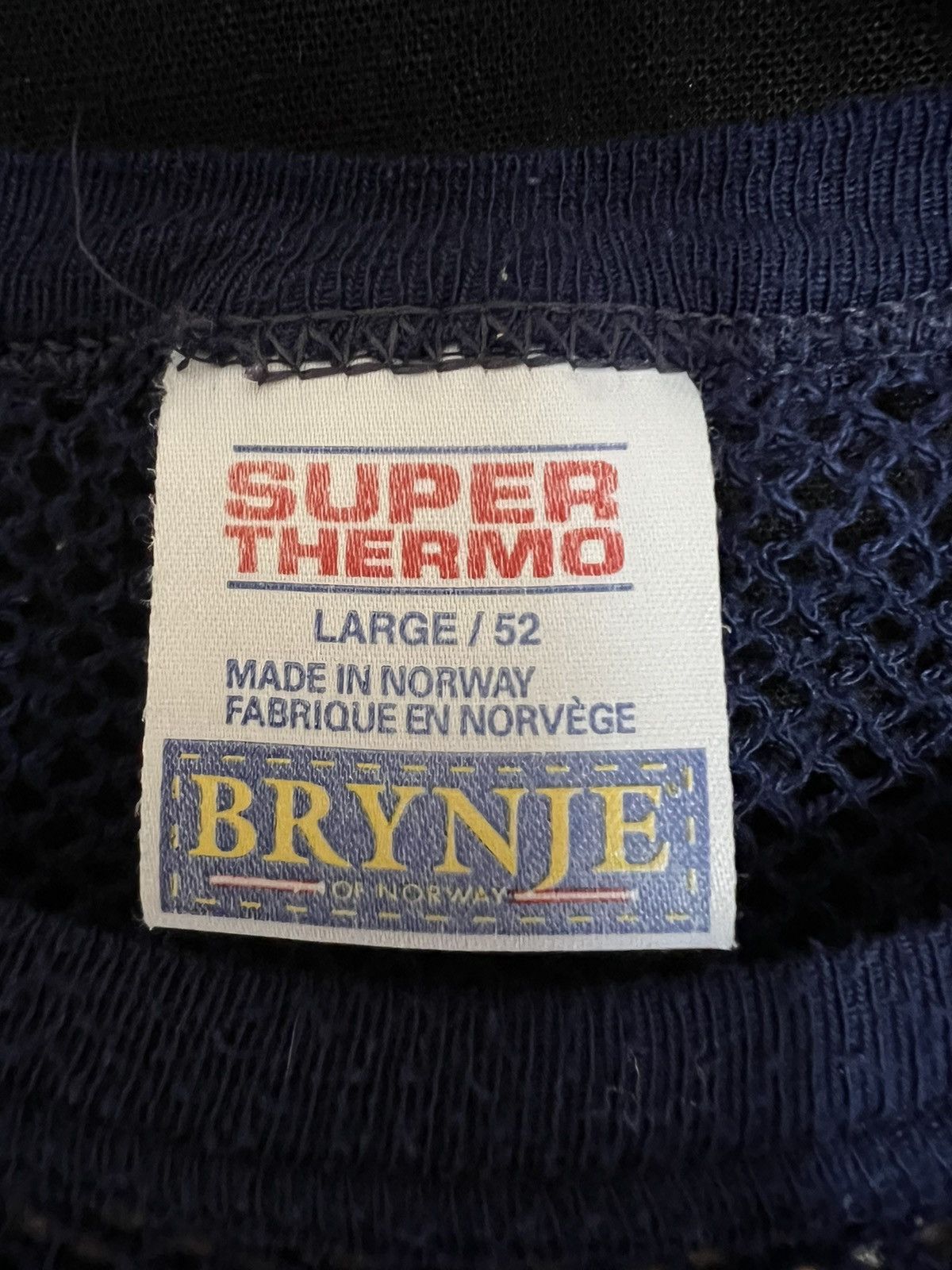 Bergans of Norway × Dale Of Norway × Moods of Norway Brynje of Norway super thermo vintage t-shirt Size US L / EU 52-54 / 3 - 5 Thumbnail