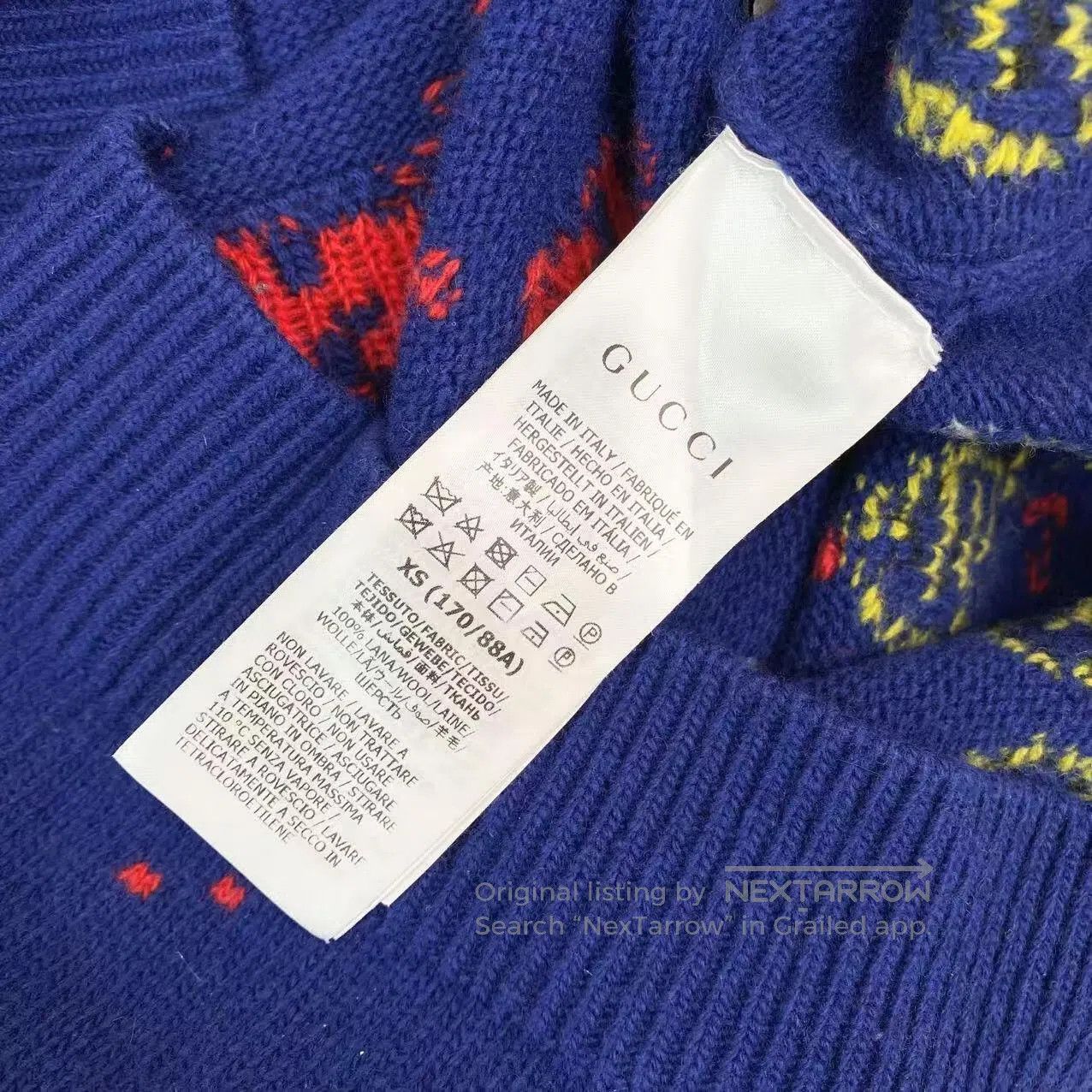 Gucci Guicci Old flower sweater| Size XS / US 0-2 / IT 36-38 - 4 Thumbnail