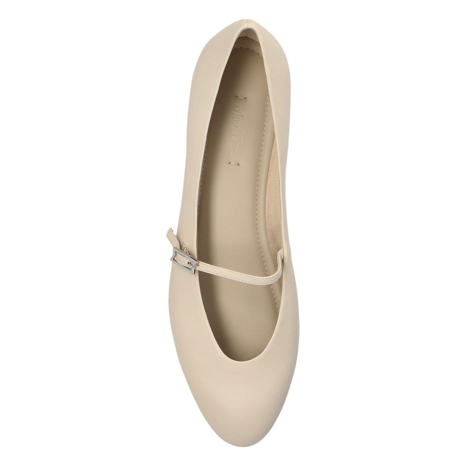 Max Mara MAX MARA Beige Leather Ballerina Flats New & Authentic (Wome Size US 9 / IT 39 - 4 Thumbnail
