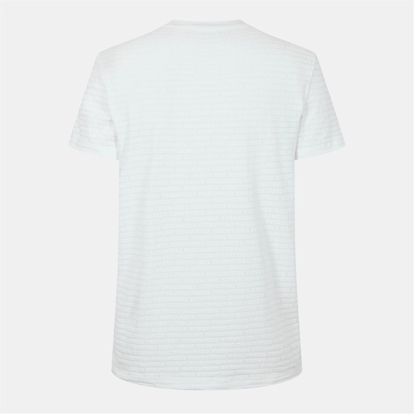 Dsquared2 o1g2r1mq0426 Slim Fit T-Shirt in White Size US XL / EU 56 / 4 - 2 Thumbnail