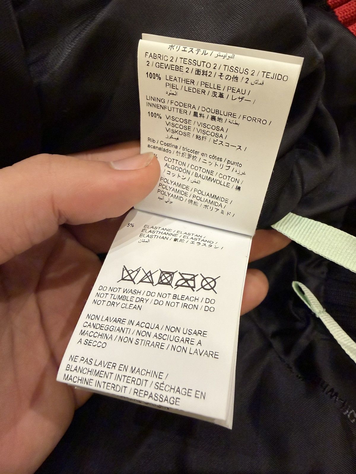 Off-White Off-White ‘23 Eagle Varsity Jacket - Black Red Size US L / EU 52-54 / 3 - 5 Thumbnail