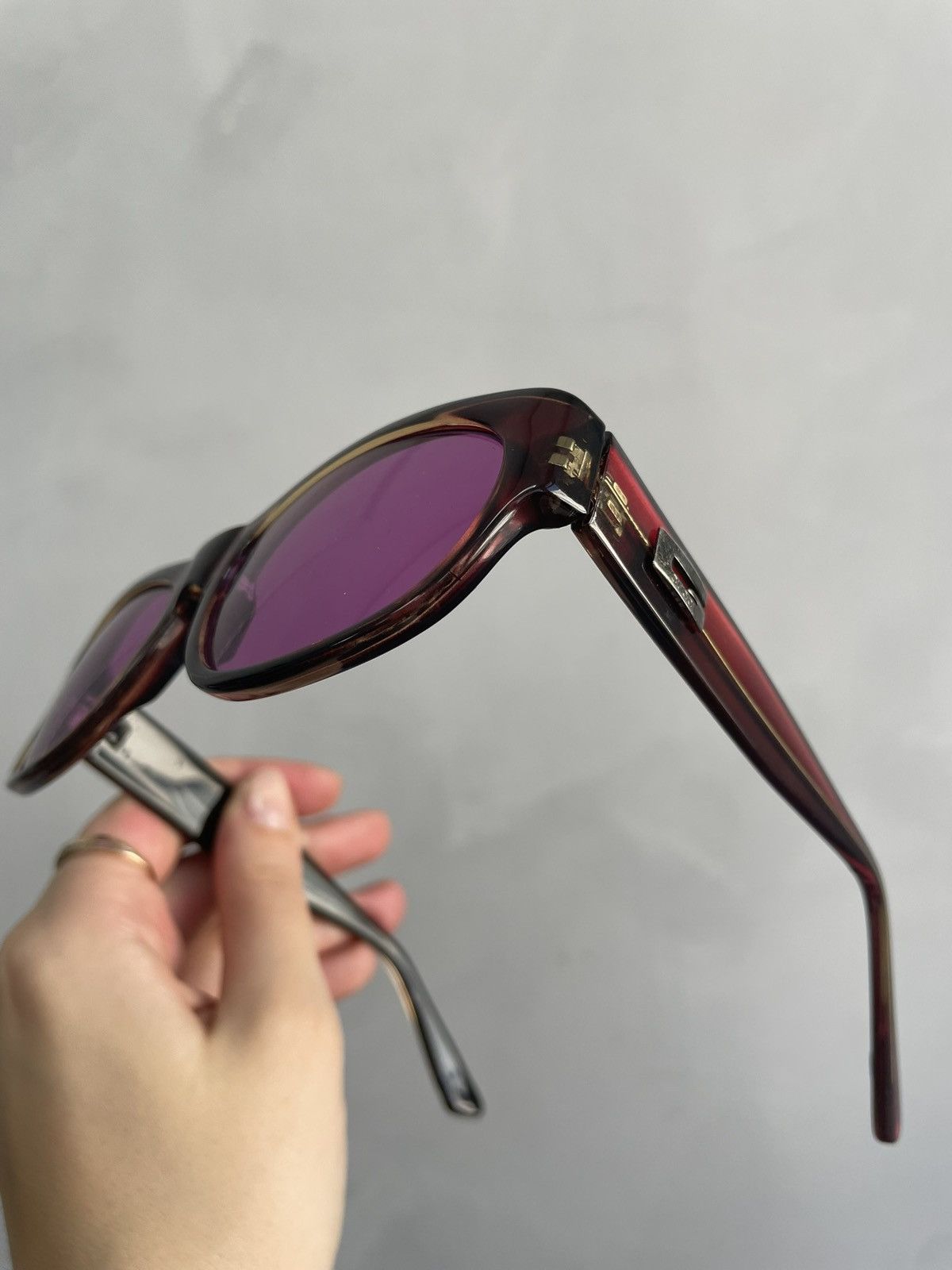 Gucci Rare Purple summer pink sunglasses y2k hype Size ONE SIZE - 7 Thumbnail