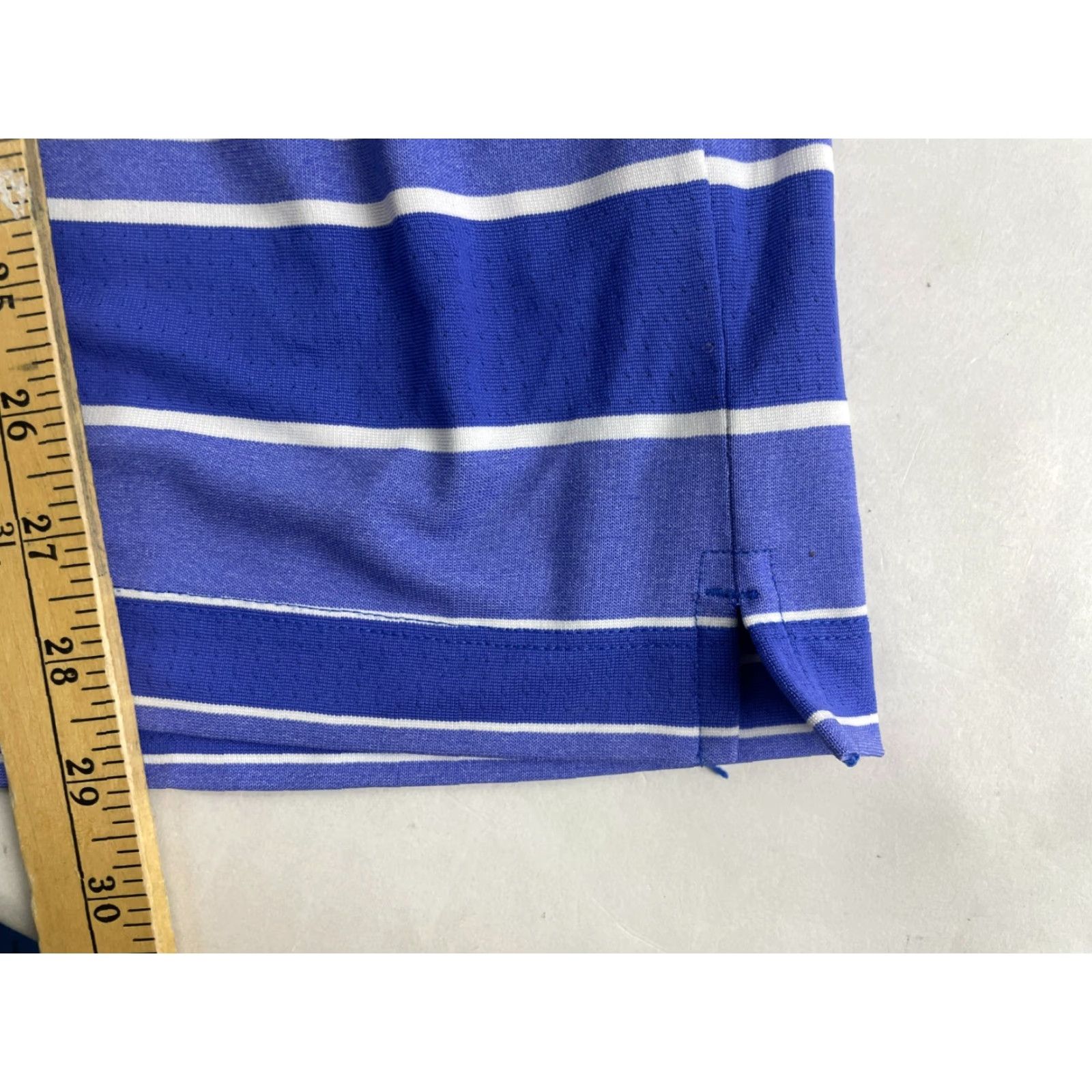 Nike Nike Polo Shirt Golf Dri-Fit Tour Performance Men L Blue Striped Shirt Size US L / EU 52-54 / 3 - 5 Thumbnail