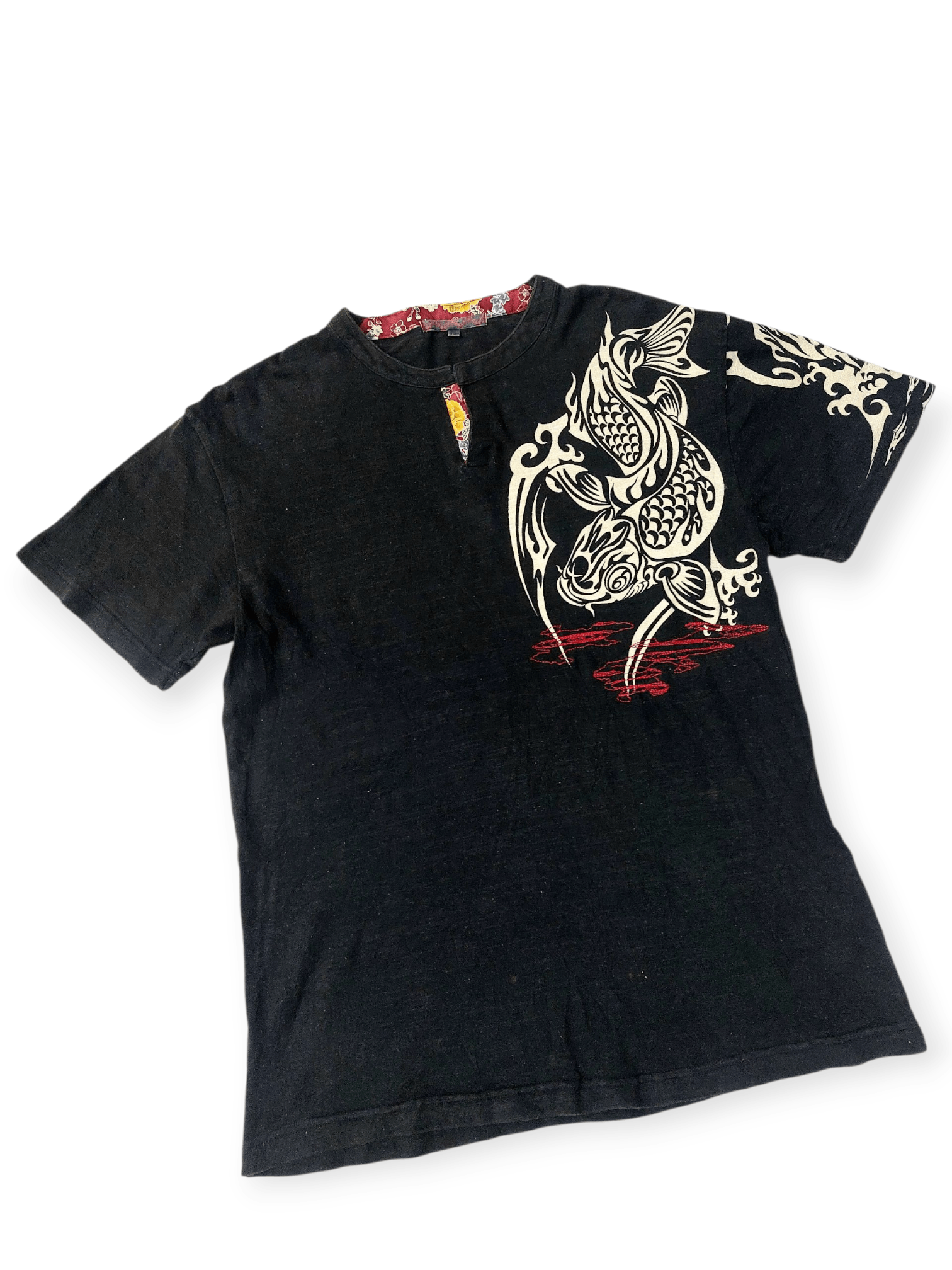 Vintage Japanese Culture 'Koi Fish' Karakuri Tamashi Style Size US L / EU 52-54 / 3 - 1 Thumbnail