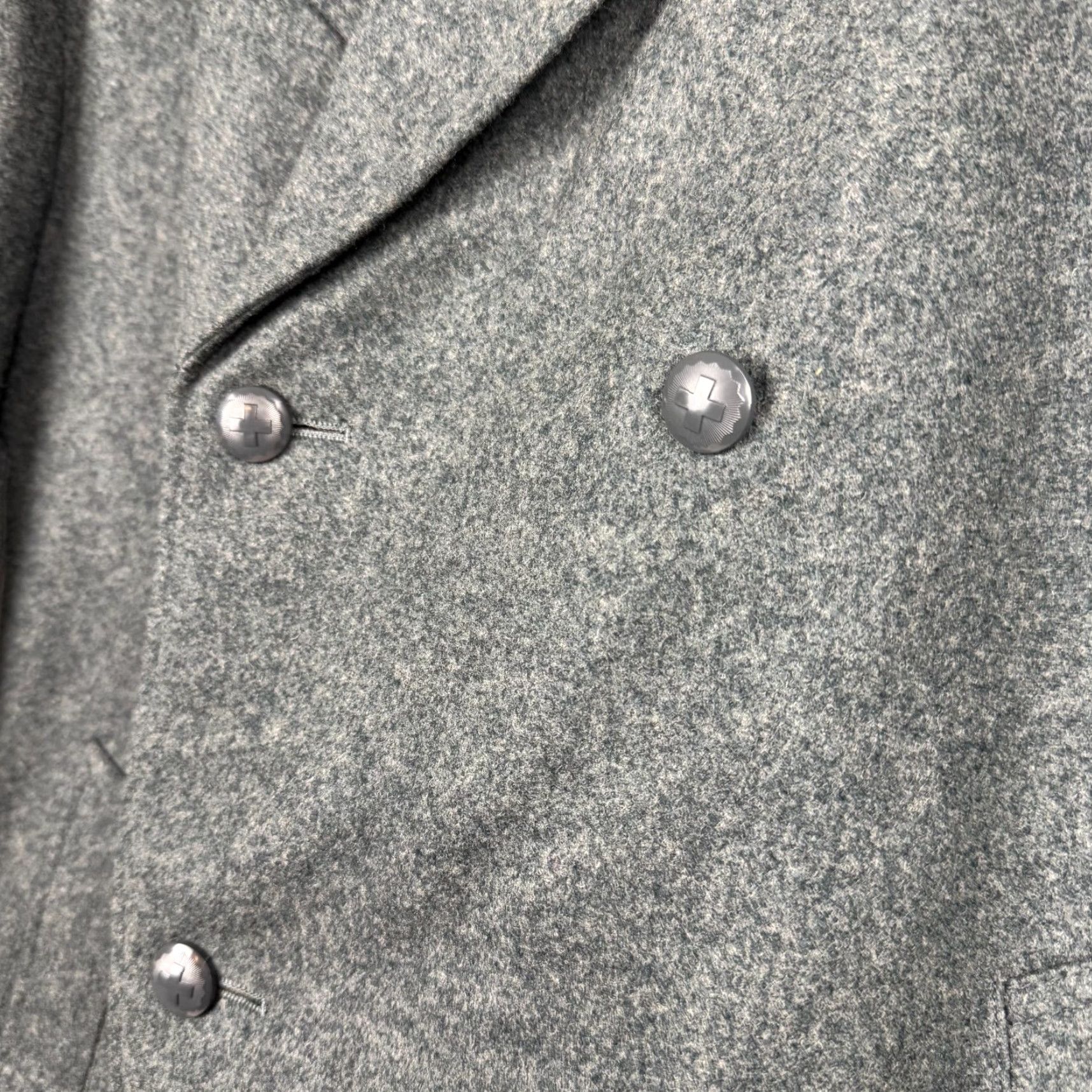 Doublet VINTAGE Swiss Army Coat EU 46BB Long Trench Wool Overcoat Army Mens L Green Winter Size US L / EU 52-54 / 3 - 5 Thumbnail