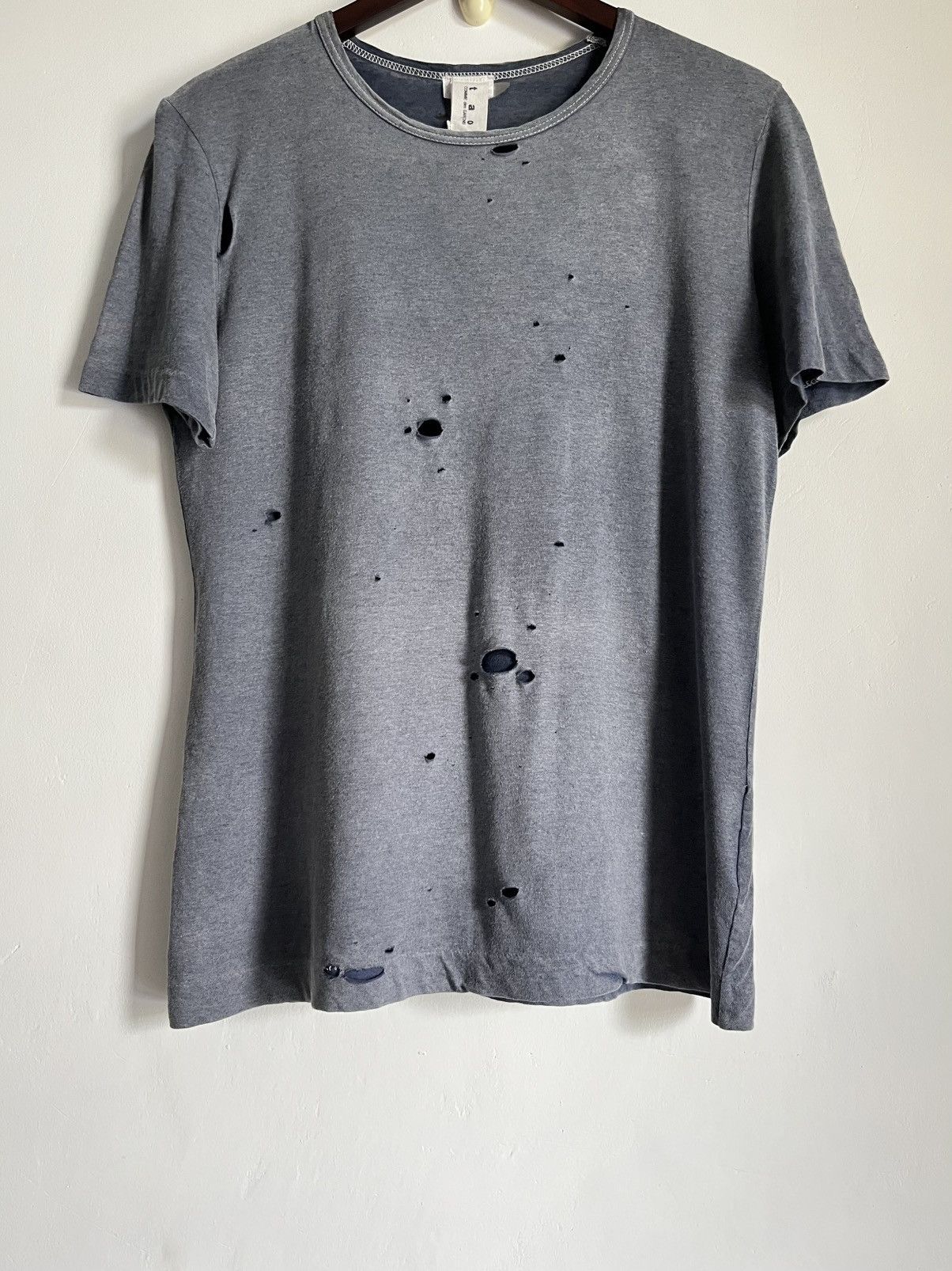 Comme des Garcons Thrashed Sun Faded Comme Des Garcons Tee ERD Grunge Size US M / EU 48-50 / 2 - 2 Thumbnail