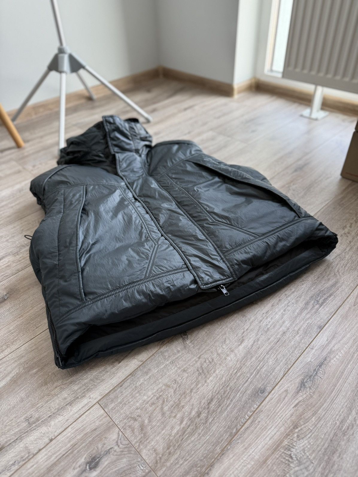 Juun.J Juun.J Technical Padded Hooded Vest Green Nylon Avant Garde Size US M / EU 48-50 / 2 - 13 Thumbnail