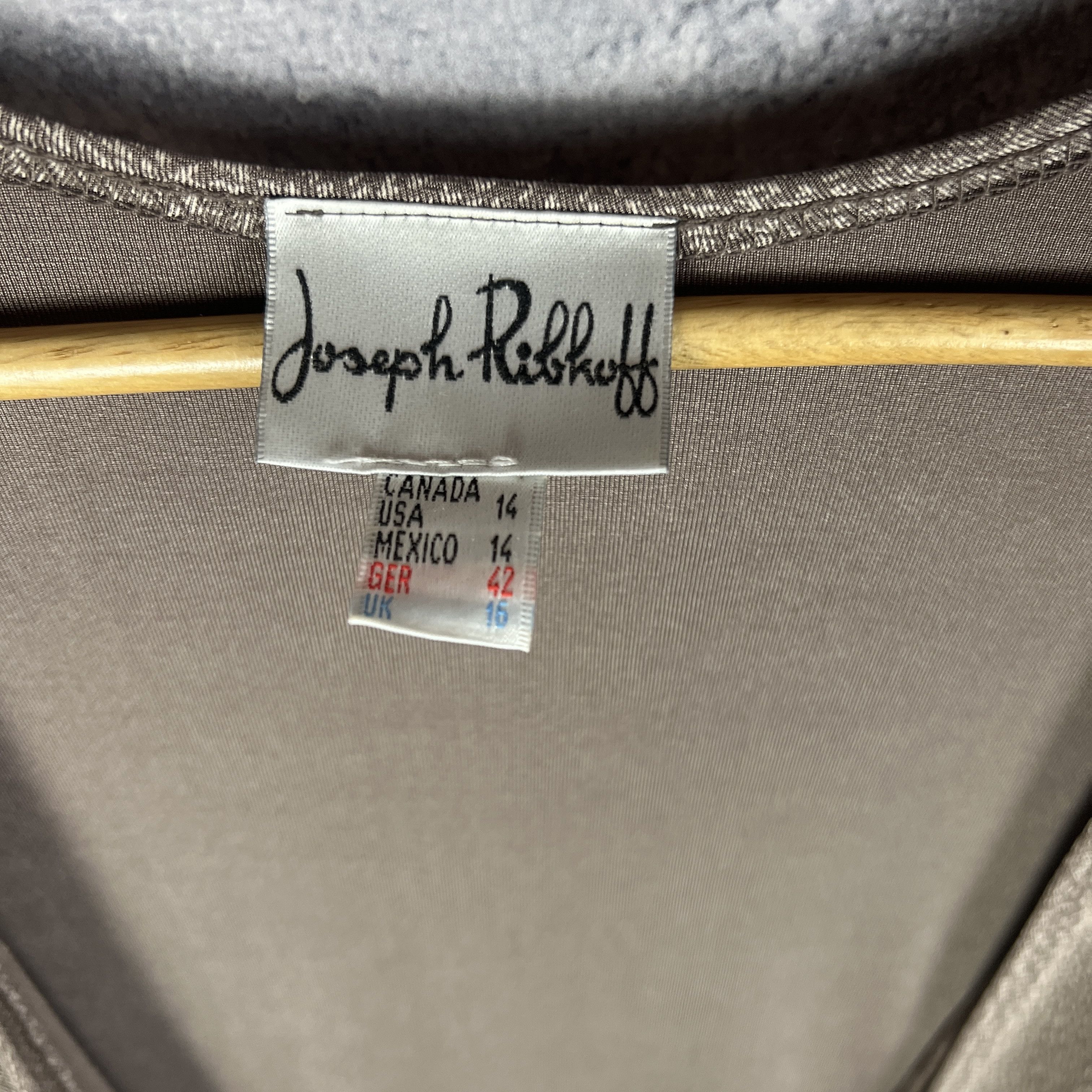 Joseph Ribkoff × Vintage Joseph Ribkoff Long Cardigan Women's Size 14 Beige Size XL / US 12-14 / IT 48-50 - 4 Thumbnail
