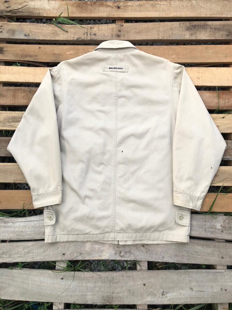Vintage 1990s Vintage Balenciaga Paris Zipper Jacket Size US M / EU 48-50 / 2 - 3 Thumbnail