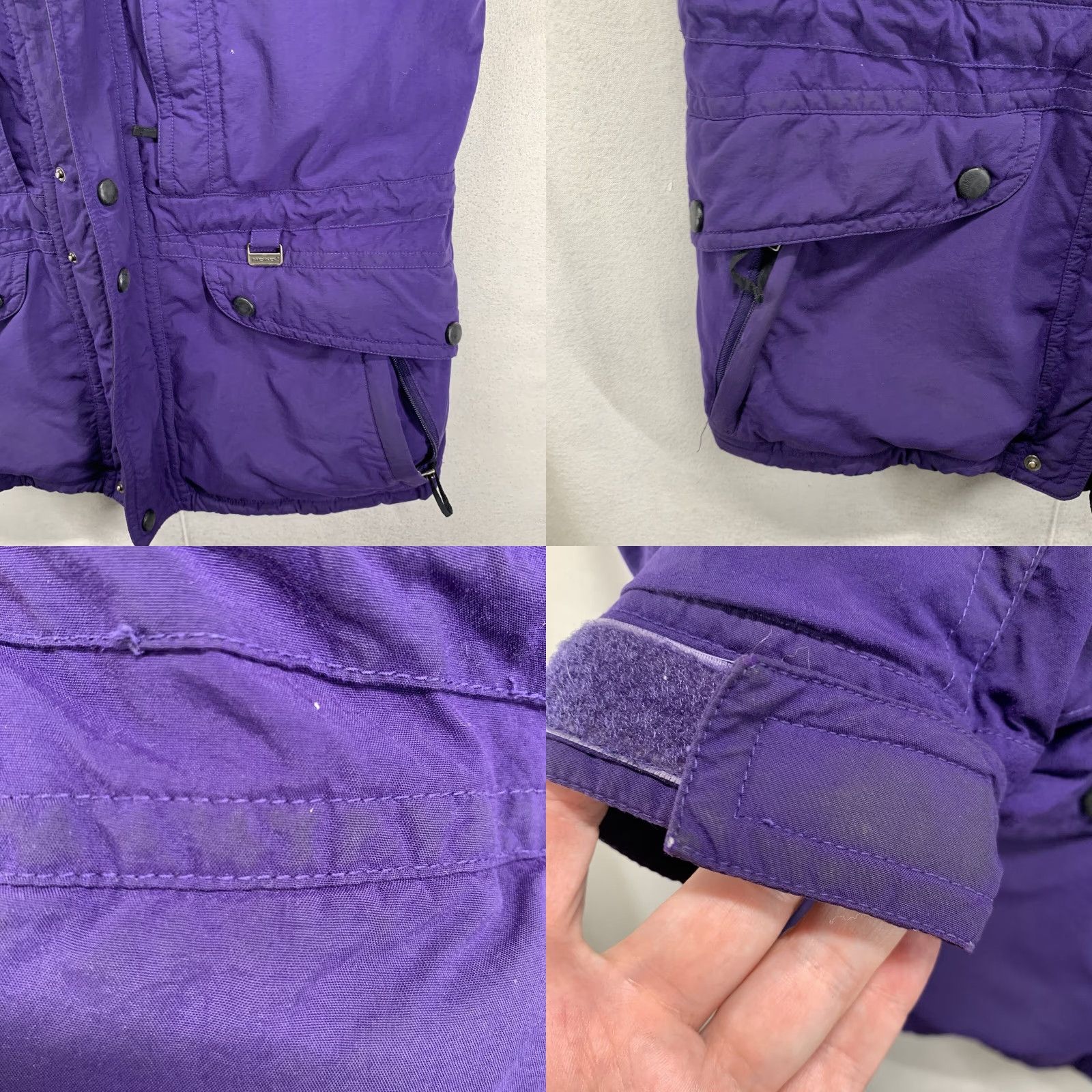 Vintage VINTAGE Head The Exploration 90’s Ski Jacket Parka Mens Medium Purple Black Water Resistant Insulated Lined Pockets Logo Skiing Winter Mens Size US M / EU 48-50 / 2 - 8 Thumbnail