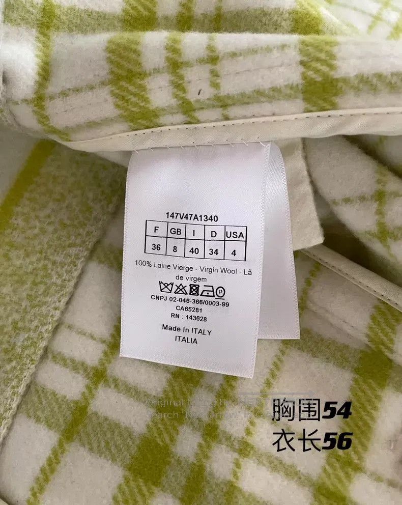 Dior Dior Apple green woollen tweed jacket Size XS / US 0-2 / IT 36-38 - 6 Thumbnail