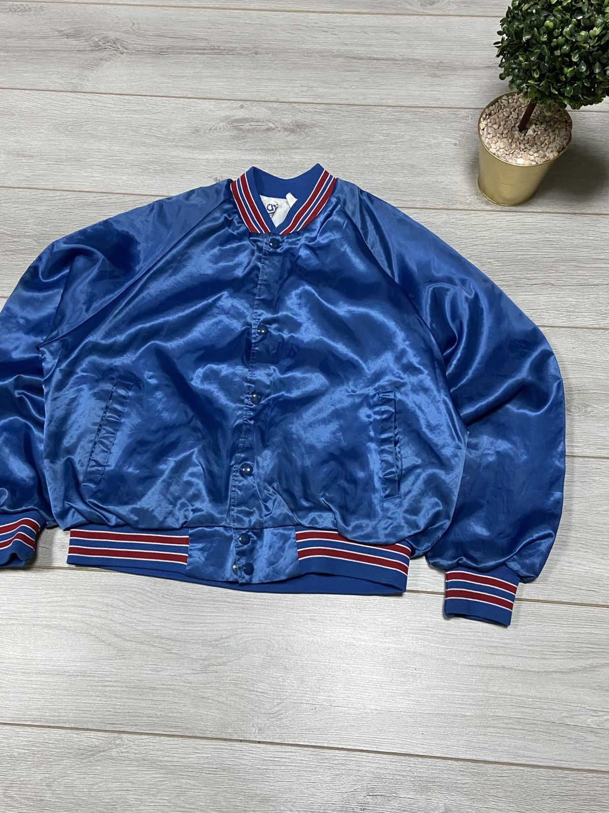 NFL Vintage 90s USA Buffalo Bills Satin Bomber Jacket Size US L / EU 52-54 / 3 - 4 Thumbnail