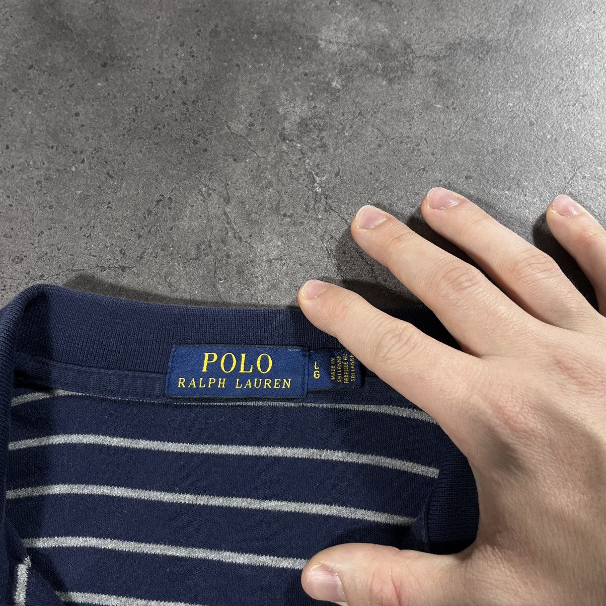 Polo Ralph Lauren Vintage Polo Ralph Lauren Striped Rugby Shirt Oxford Pony Size US L / EU 52-54 / 3 - 9 Thumbnail