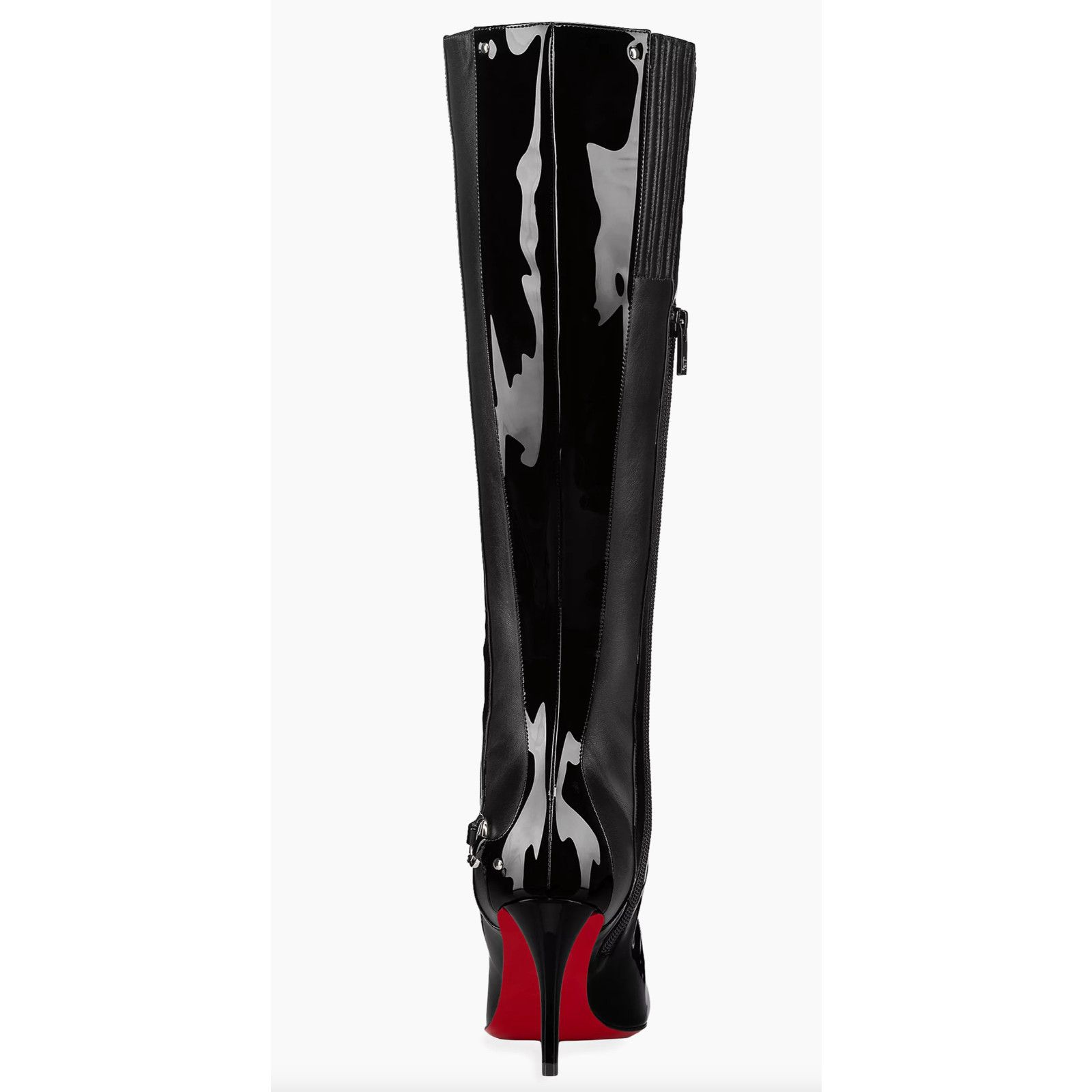 Christian Louboutin Christian Louboutin CL IN 90S Botta 80 Black Logo Leather Size US 8 / IT 38 - 13 Thumbnail