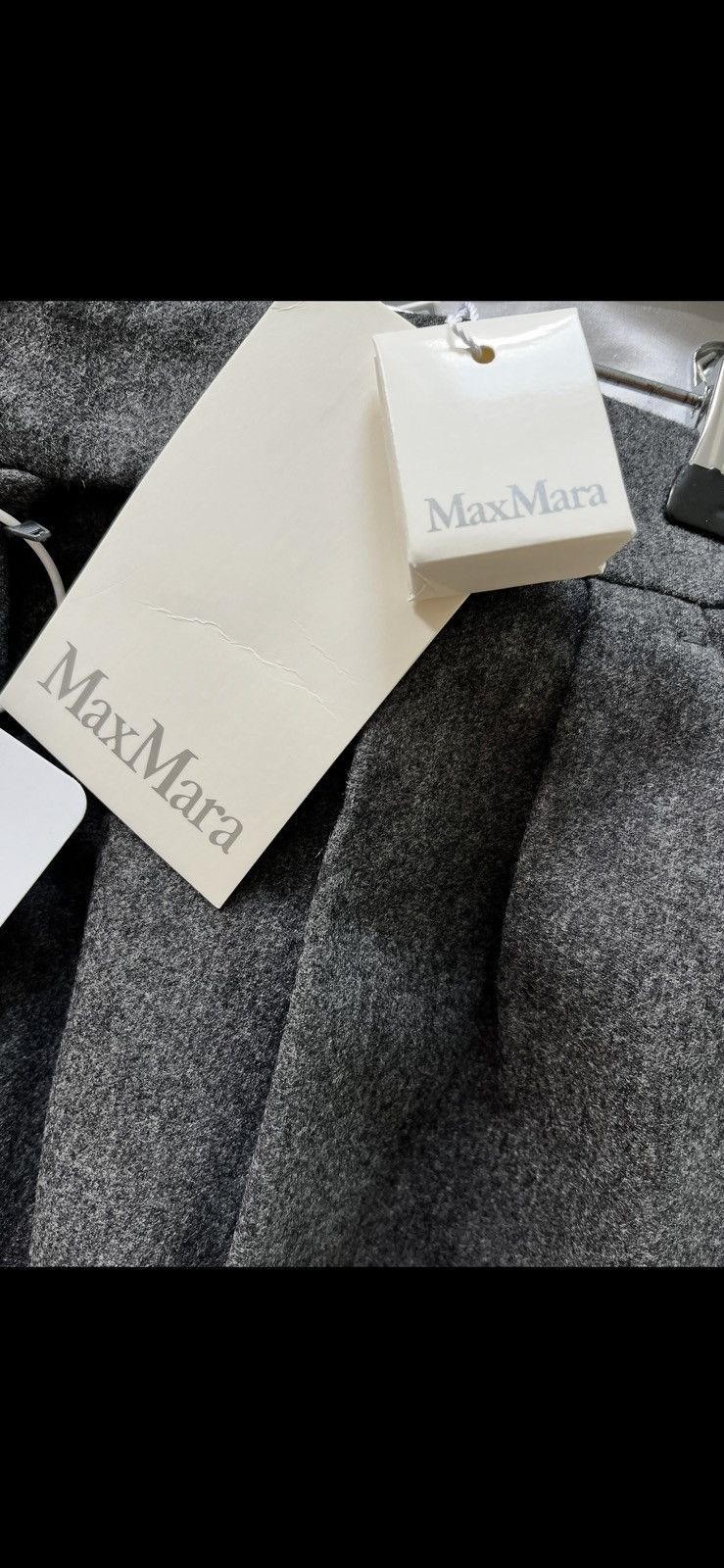Max Mara Max Mara Wool Tailored Mini Skirt Grey IT 38 S New With Tags Size 26" / US 2 / IT 38 - 5 Thumbnail
