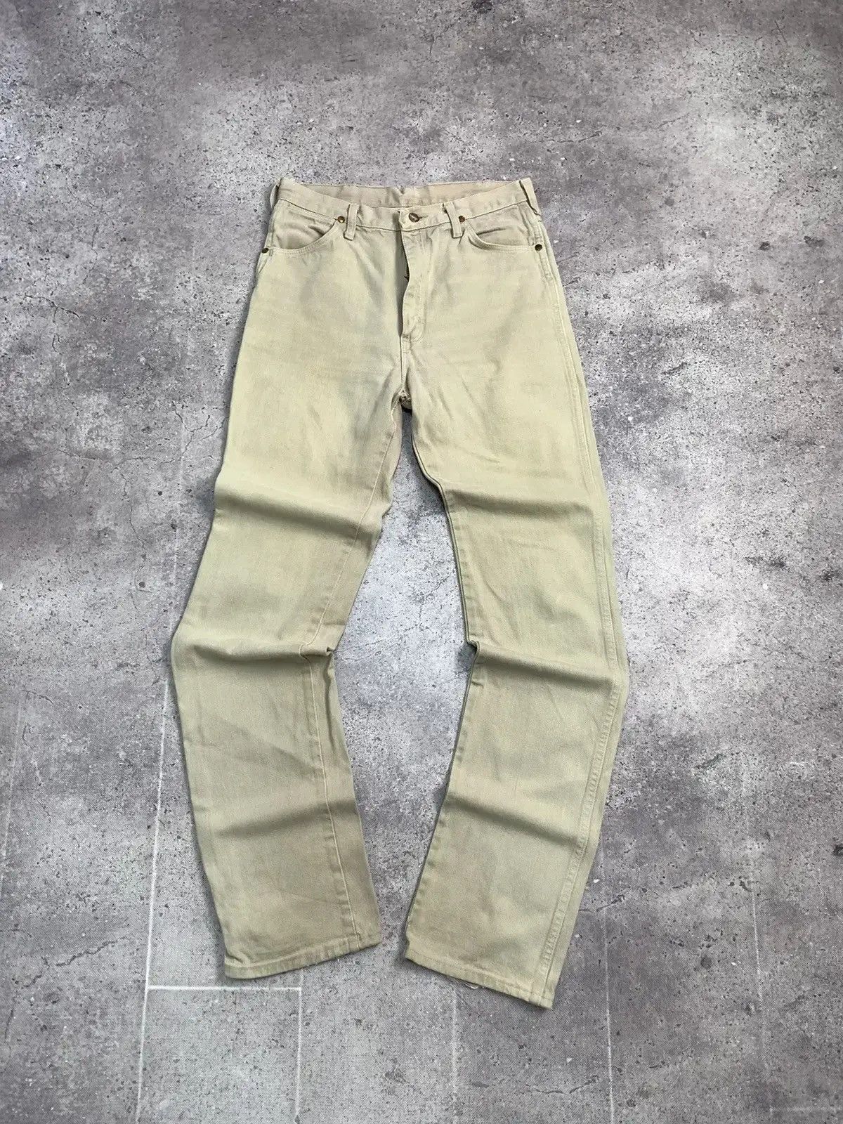 Japanese Brand Rare Wrangler 80s pants Japanese style opium faded Size US 34 / EU 50 - 2 Thumbnail