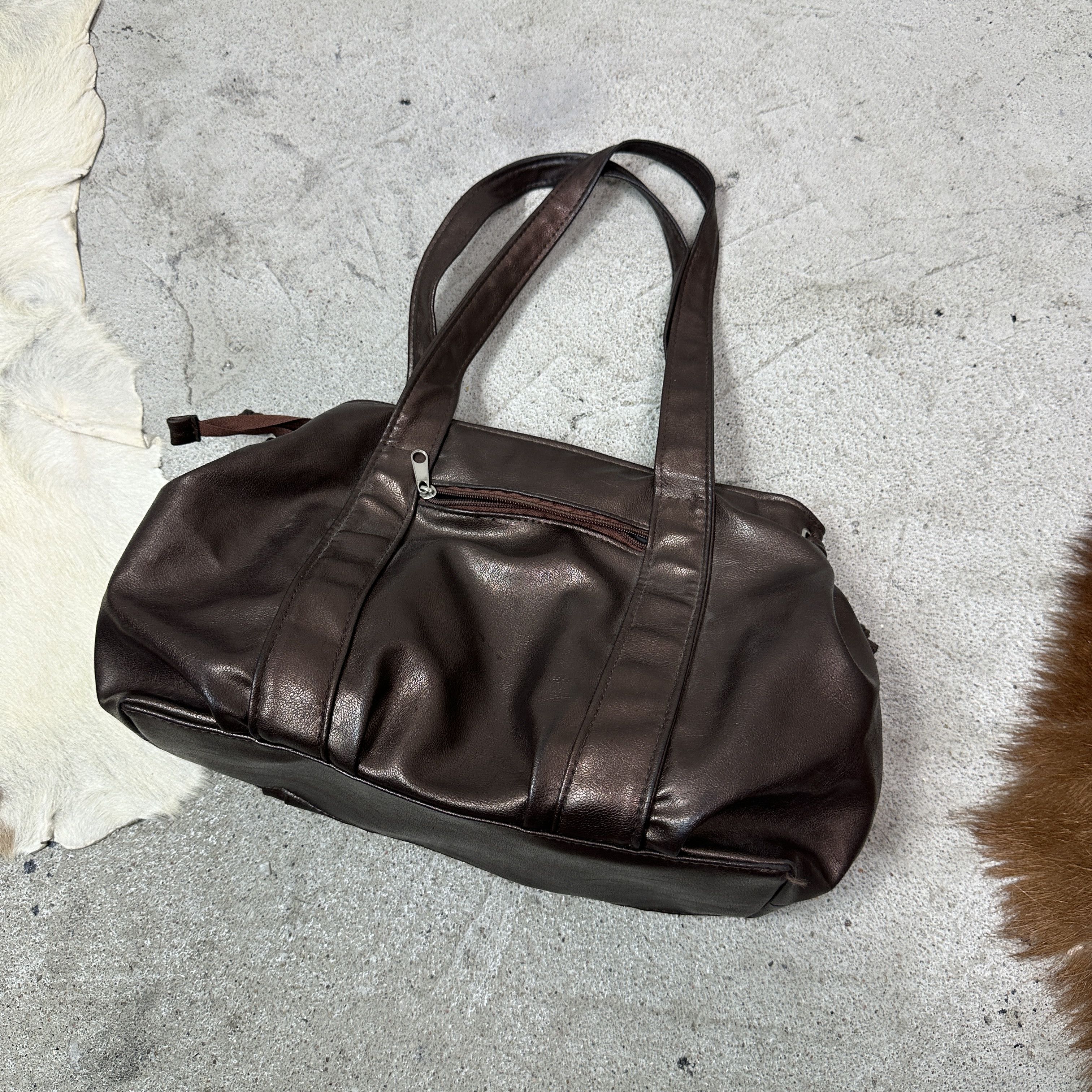 Vintage Vintage Avant Garde Vintage Hobo Brown Metallic Bag Y2K Size ONE SIZE - 4 Thumbnail