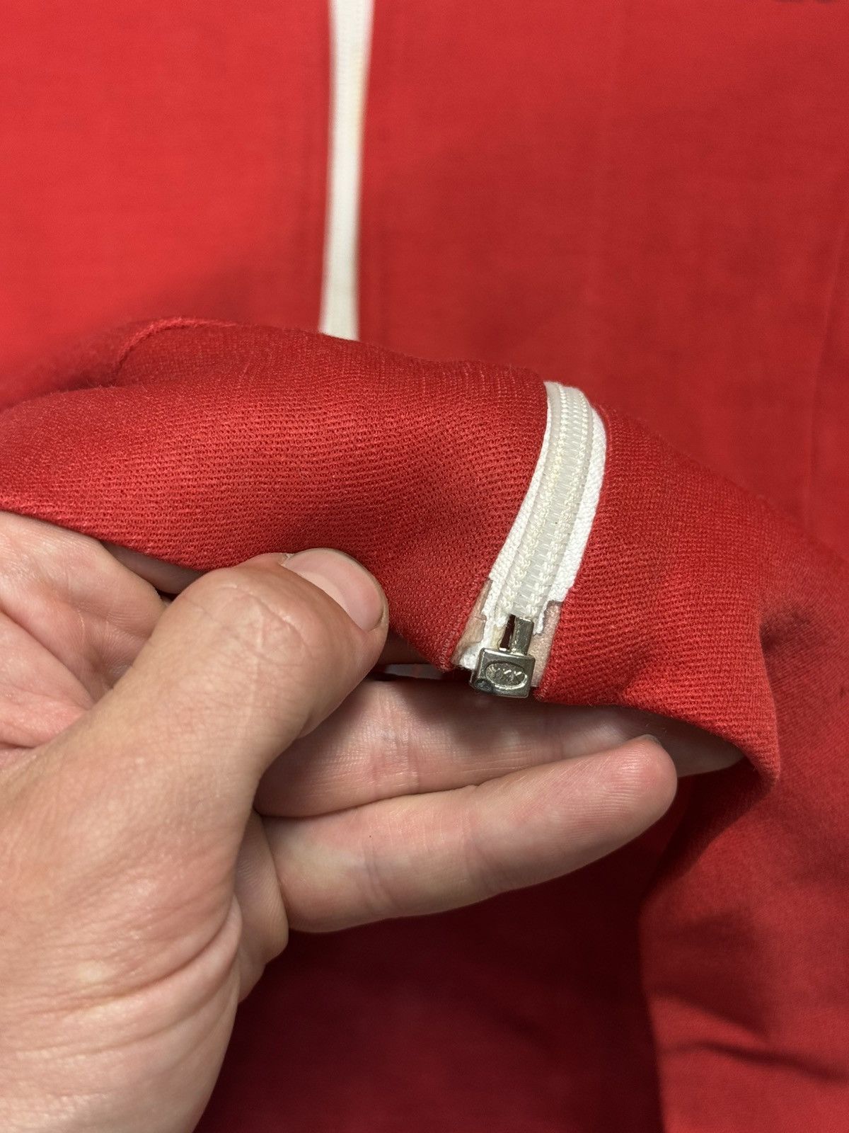 Adidas Adidas Vintage Made In Korea Track Jacket 80’s Red Size 6 Size US M / EU 48-50 / 2 - 19 Thumbnail