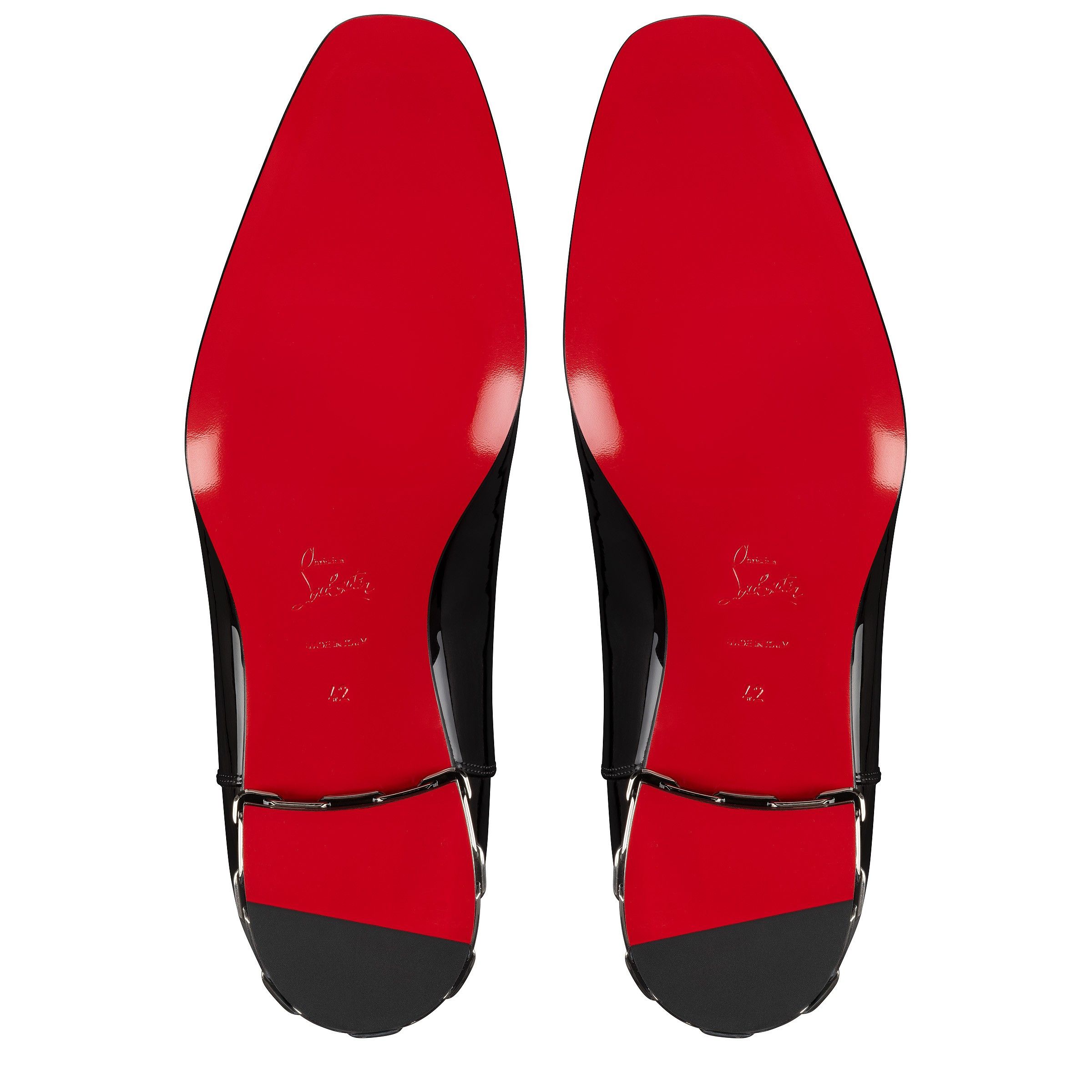 Christian Louboutin o1s1wg110225 Leather in Black Size US 12 / EU 45 - 4 Thumbnail