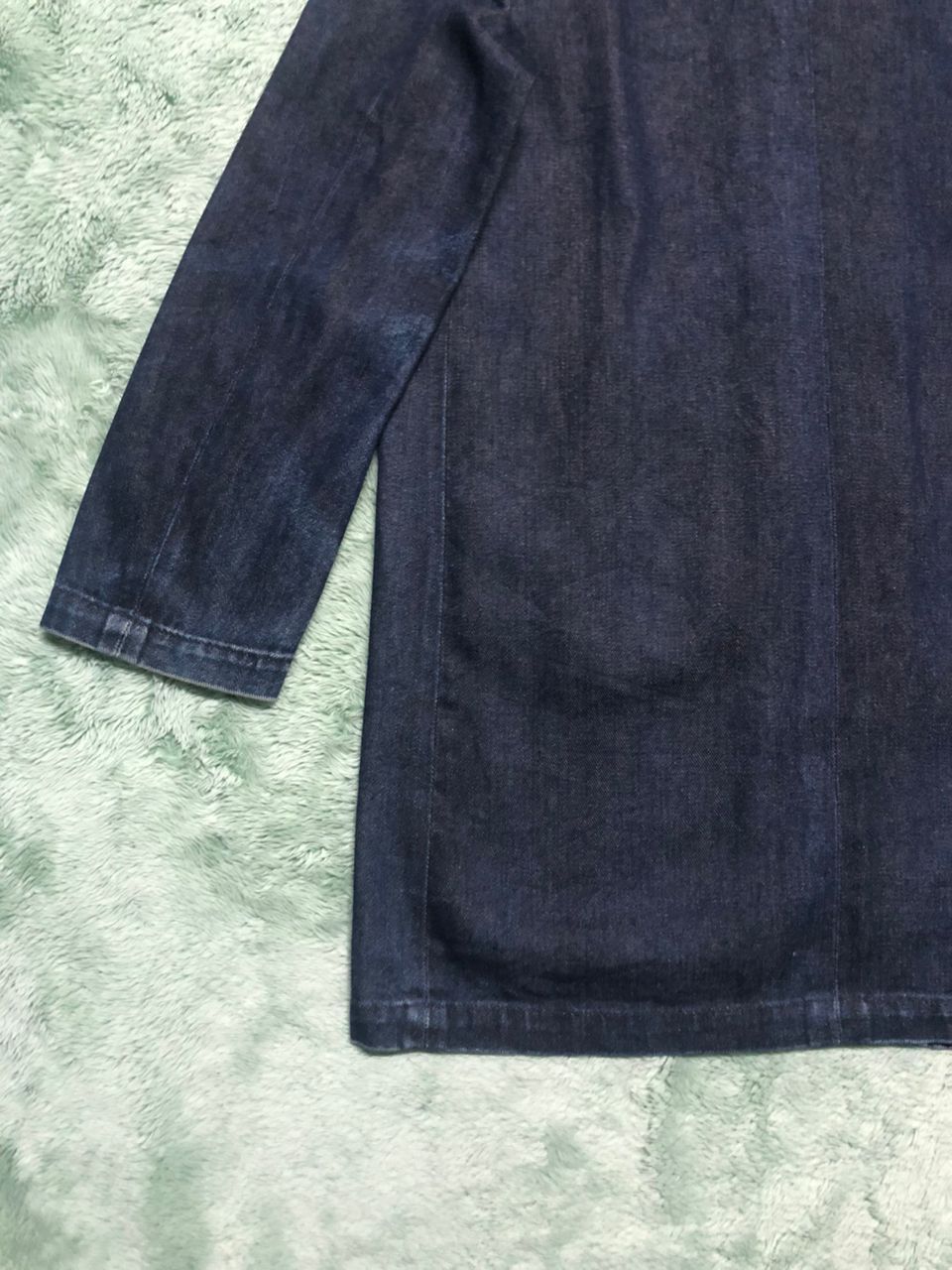 ATSURO TAYAMA × Denim & Co. × Japanese Brand VINTAGE A/T ATSURO TAYAMA DENIM COAT JACKET DISTRESSED FADED Size M / US 6-8 / IT 42-44 - 10 Thumbnail