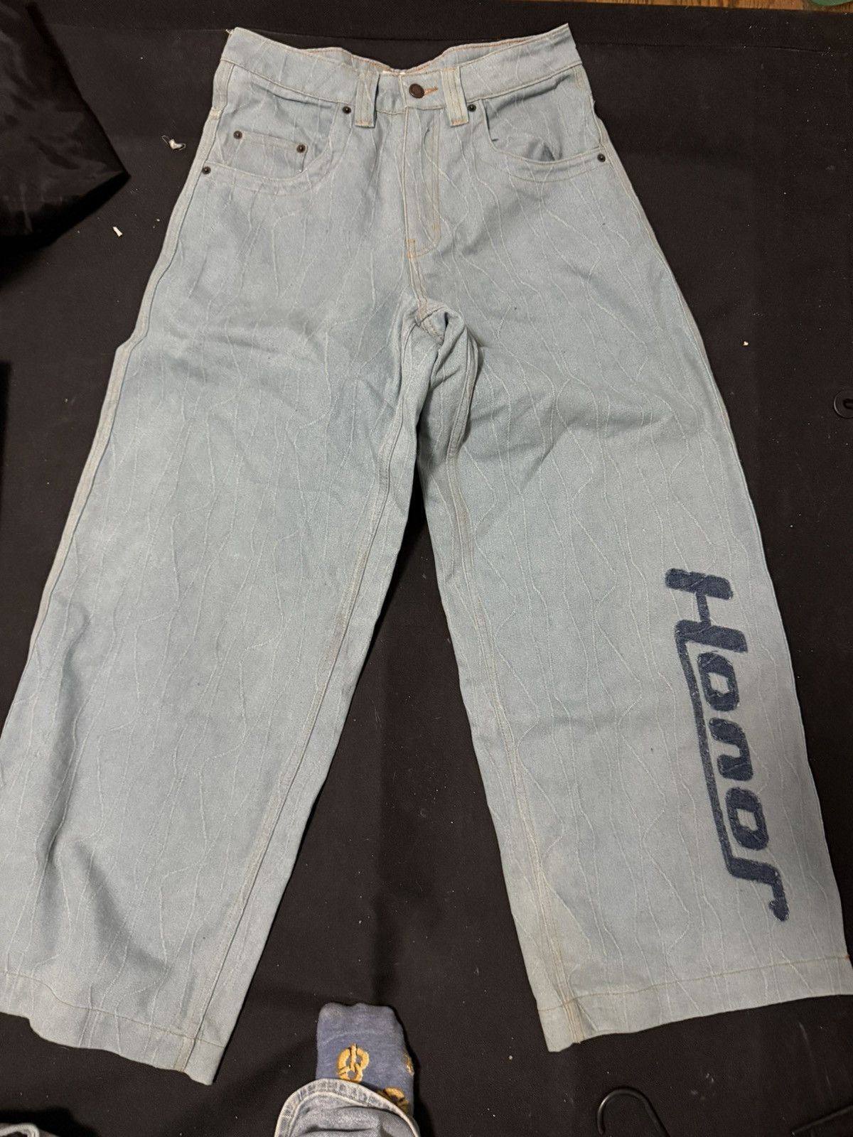 Honor the Gift Honor The Gift Light Wash Wide Leg Denim Jeans Size 30 Size US 30 / EU 46 - 1 Thumbnail