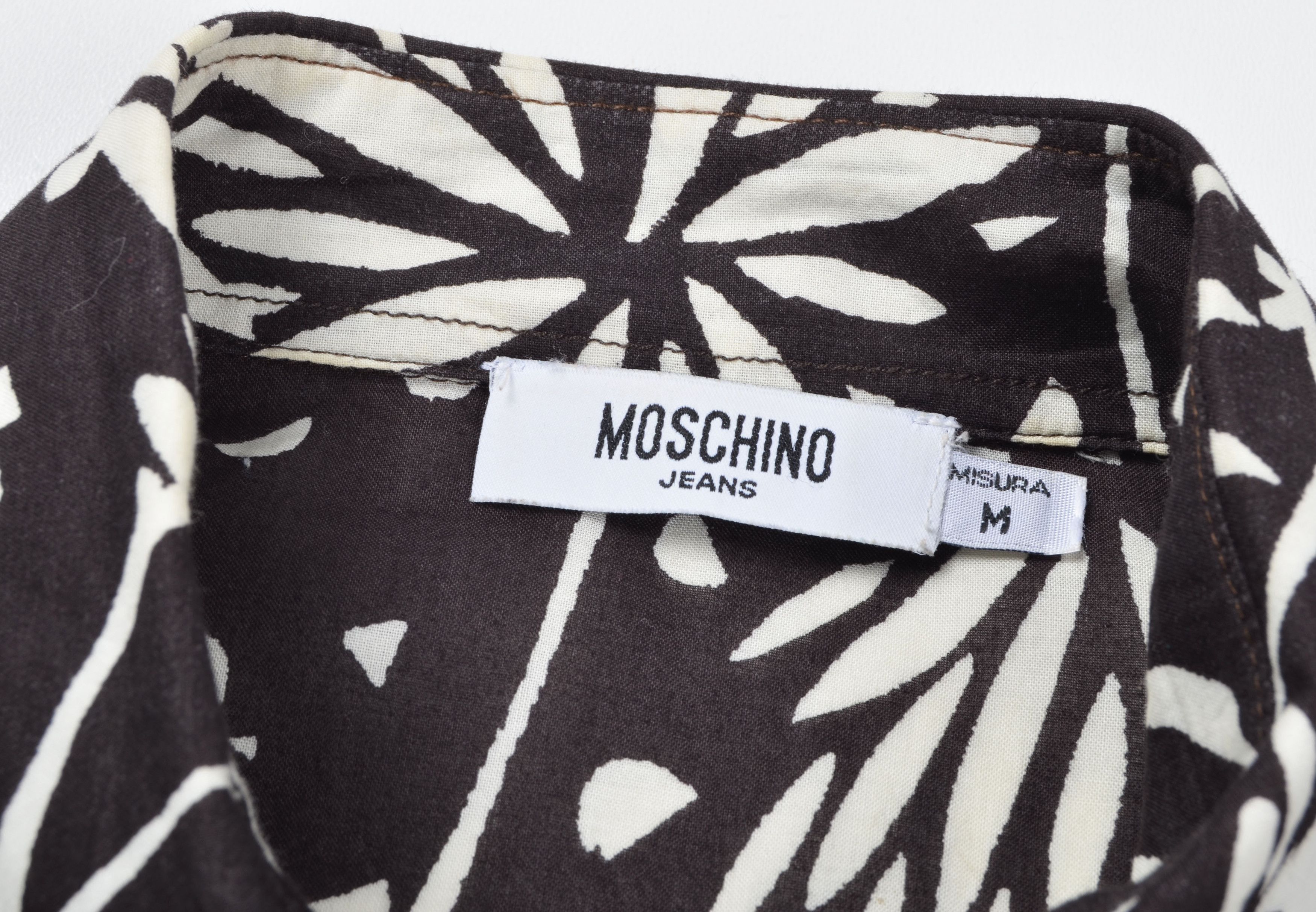Moschino Vintage Moschino 90's Floral Short Sleeve Shirt Size US M / EU 48-50 / 2 - 6 Thumbnail