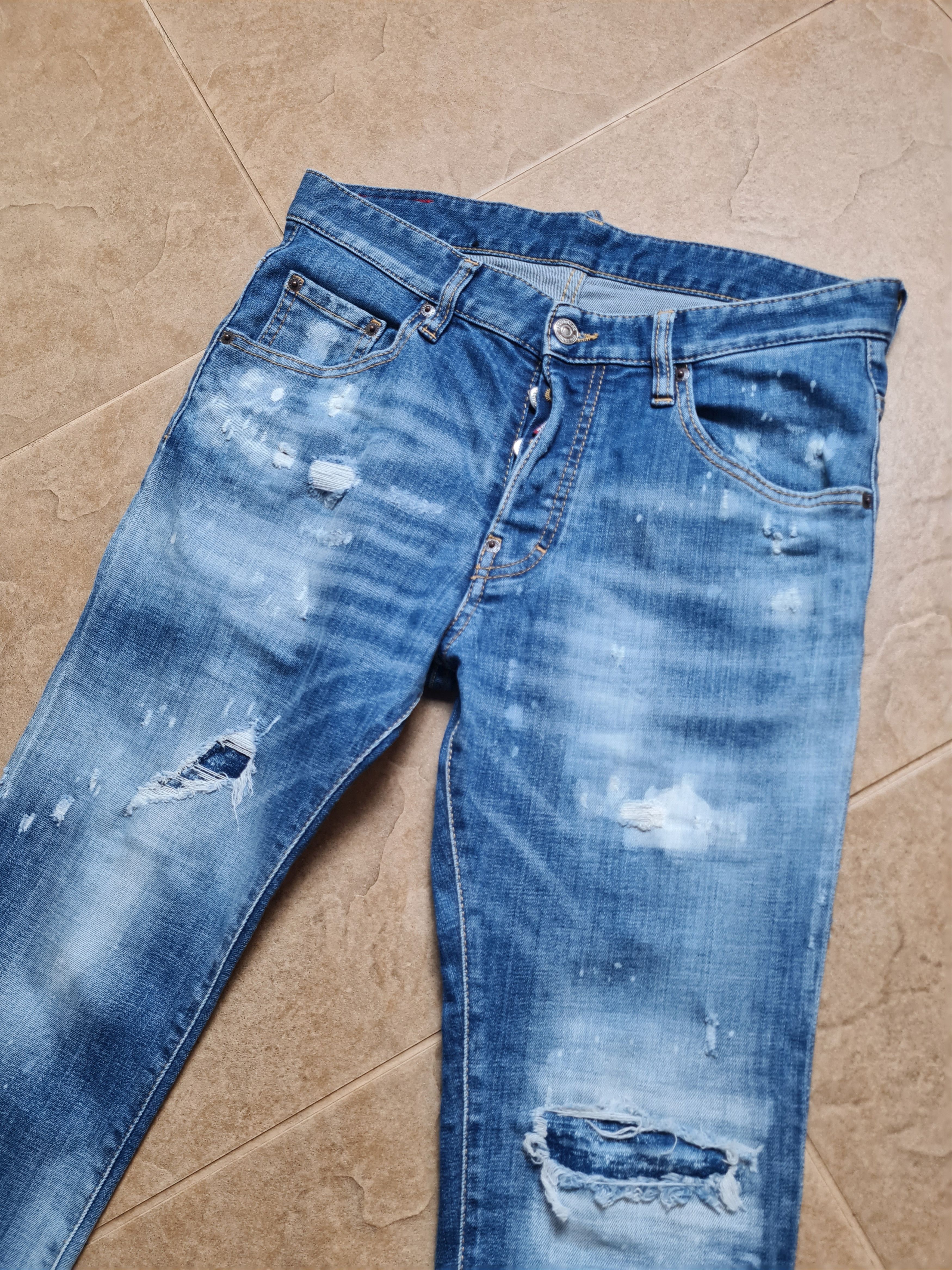Dsquared2 Denim DSQUARED2 Jeans Skater Damaged Denim Pants sz 46 Size US 30 / EU 46 - 9 Thumbnail