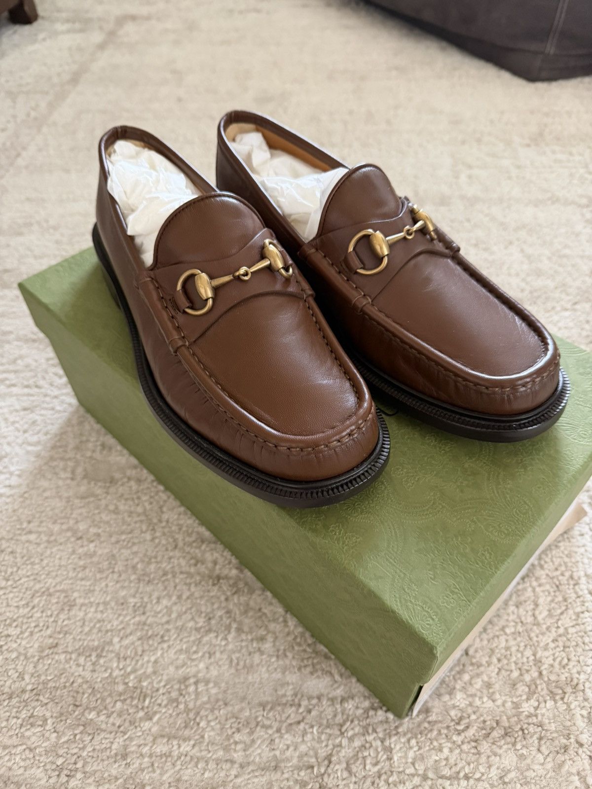 Gucci Gucci Horsebit Loafers Size US 8 / EU 41 - 1 Thumbnail