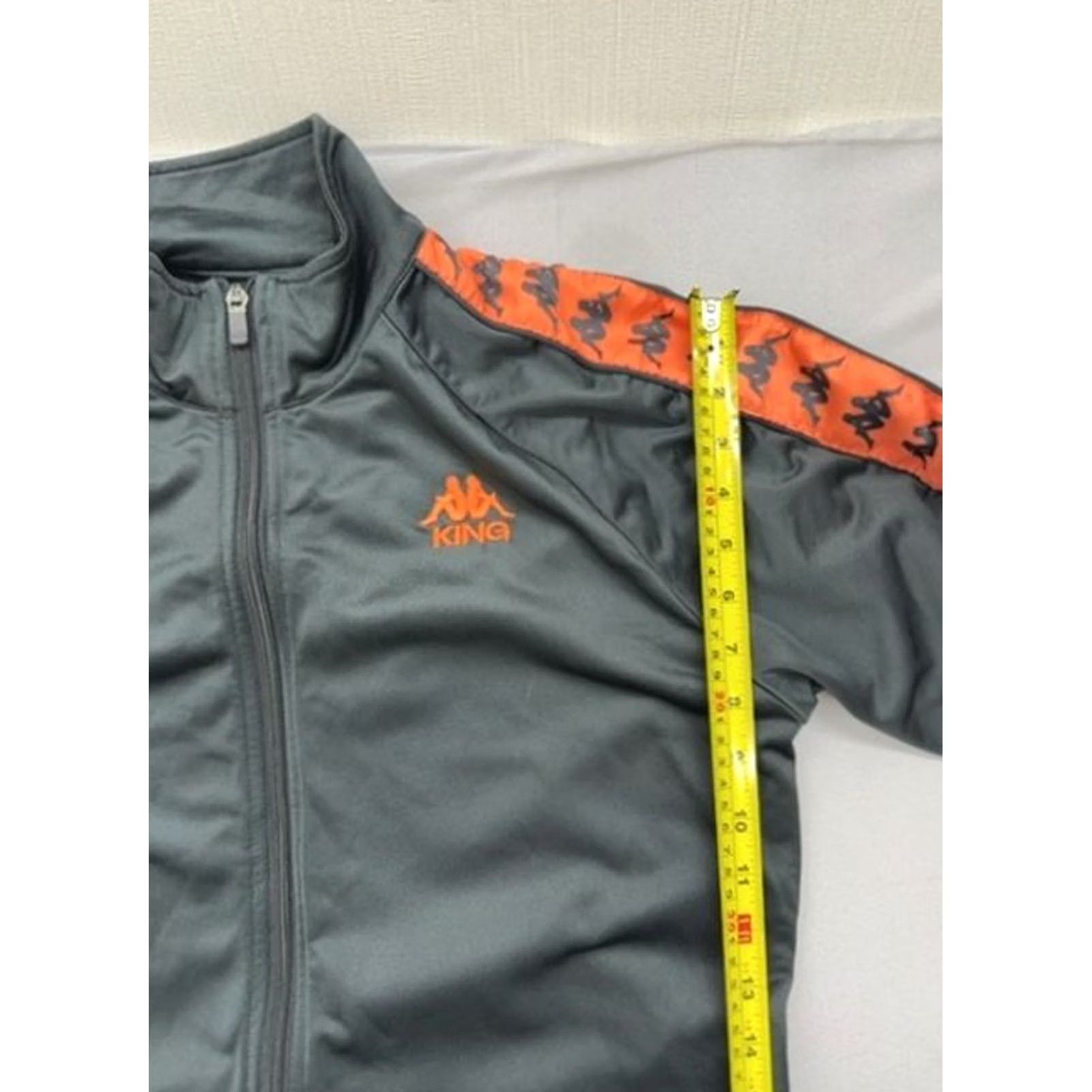 Kappa Kappa Track Jacket Gray XL Removable Sleeves Zipper Men's Size US XL / EU 56 / 4 - 6 Thumbnail